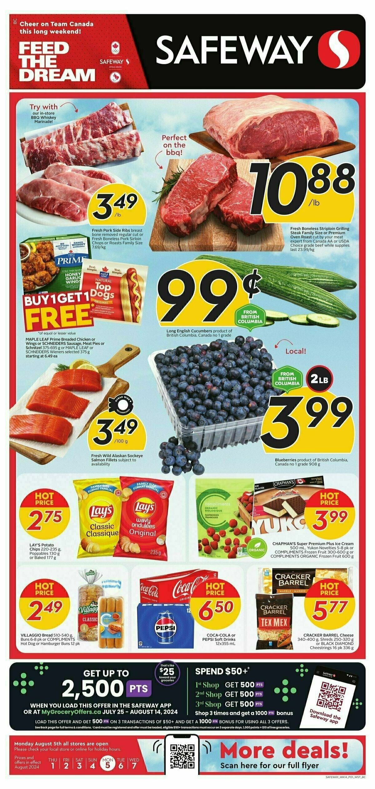 Safeway Flyer from August 1