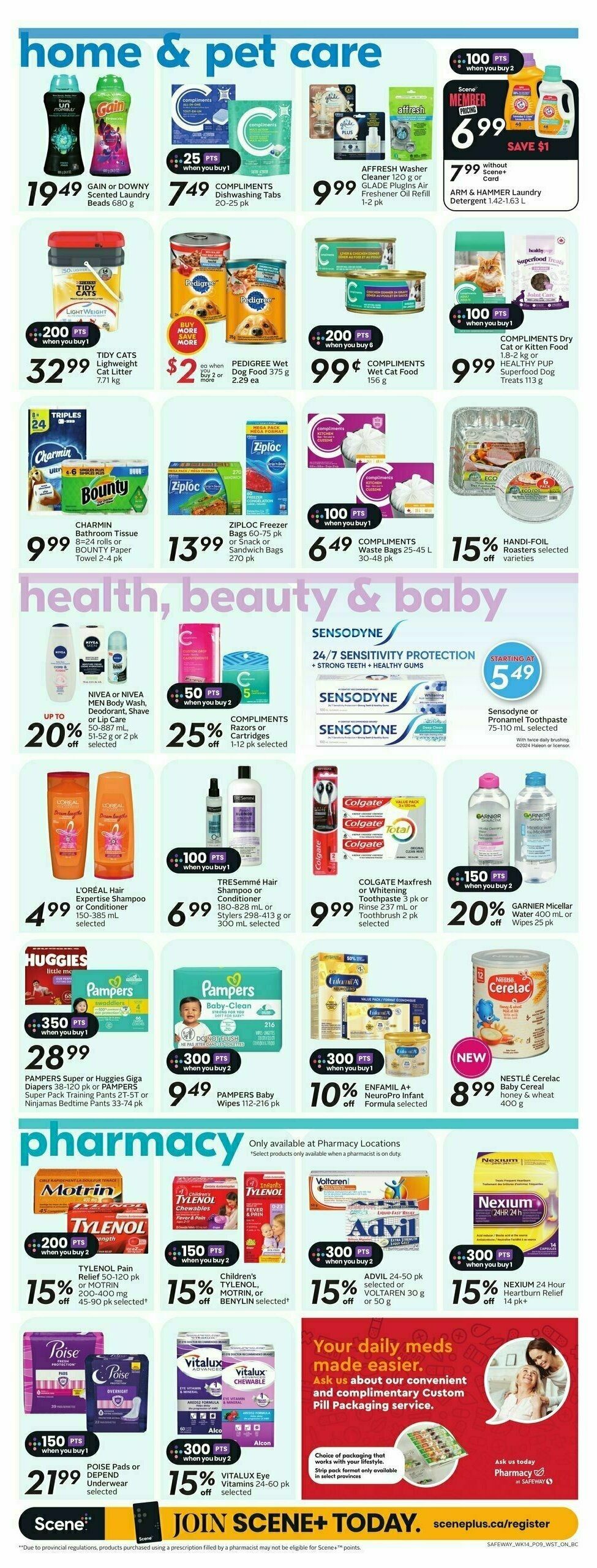 Safeway Flyer from August 1