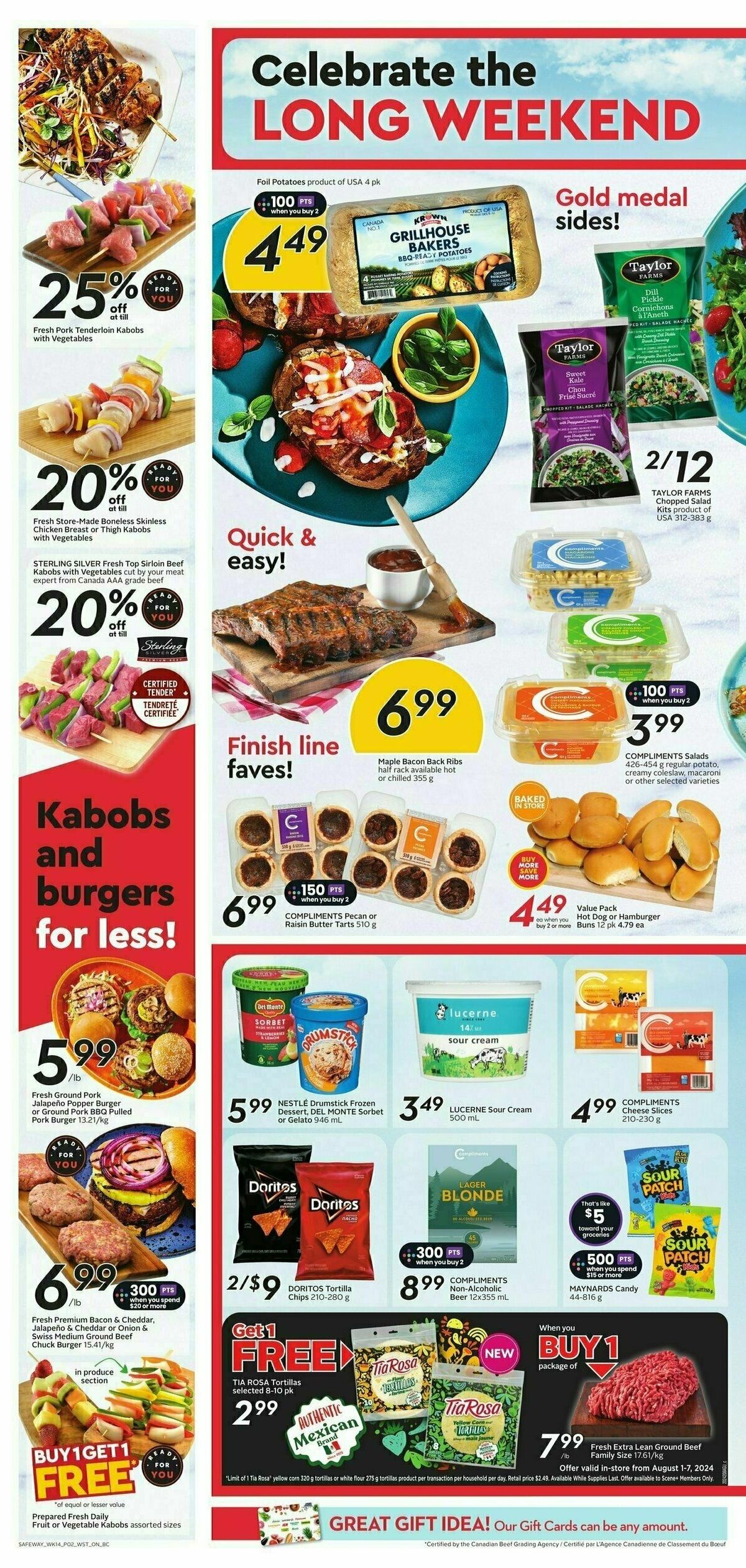 Safeway Flyer from August 1