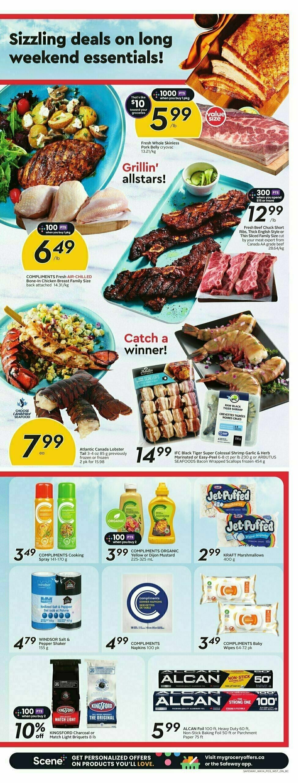 Safeway Flyer from August 1