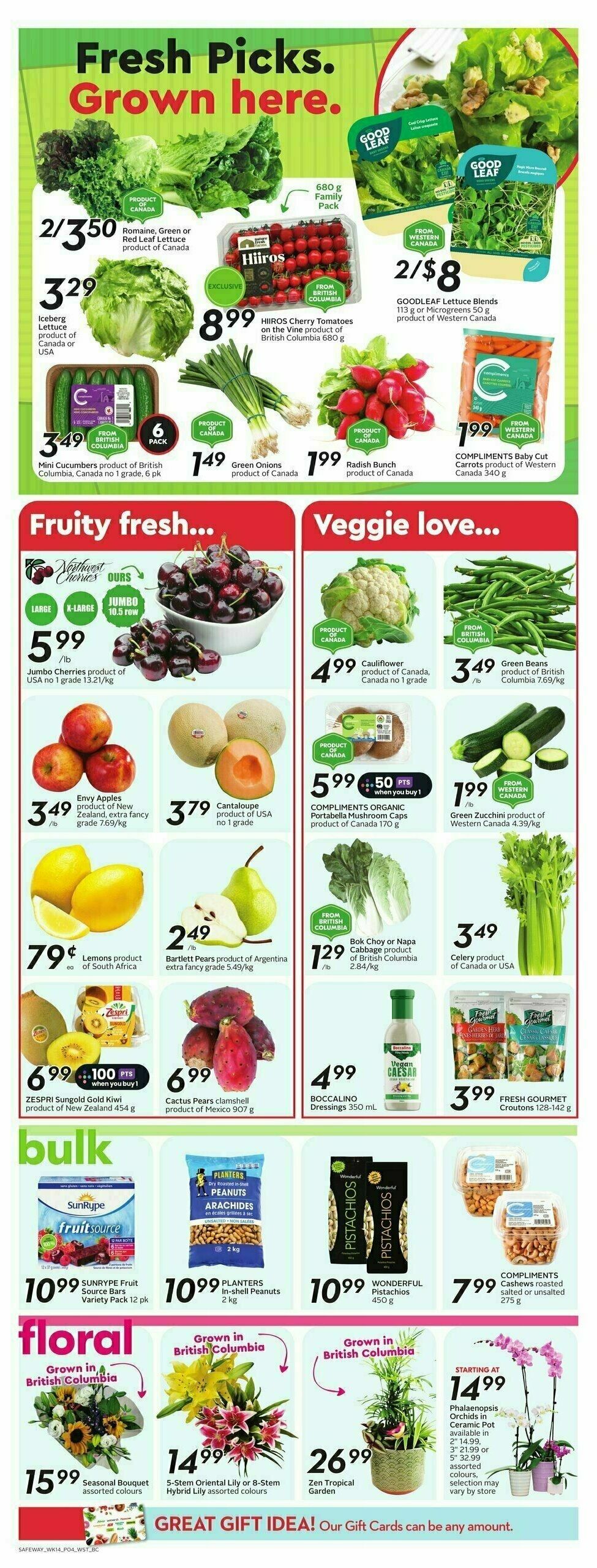 Safeway Flyer from August 1