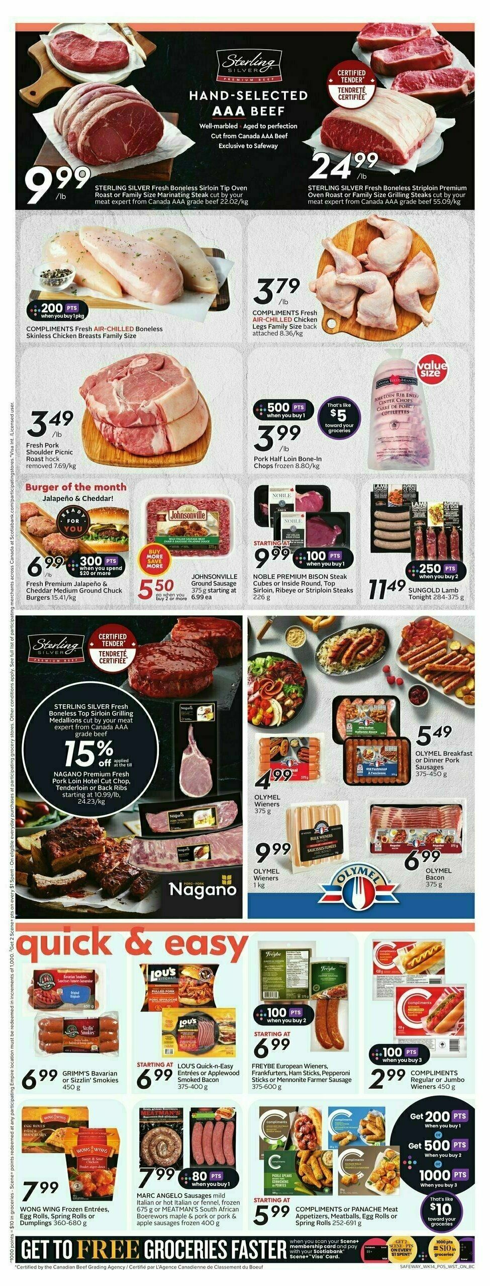 Safeway Flyer from August 1