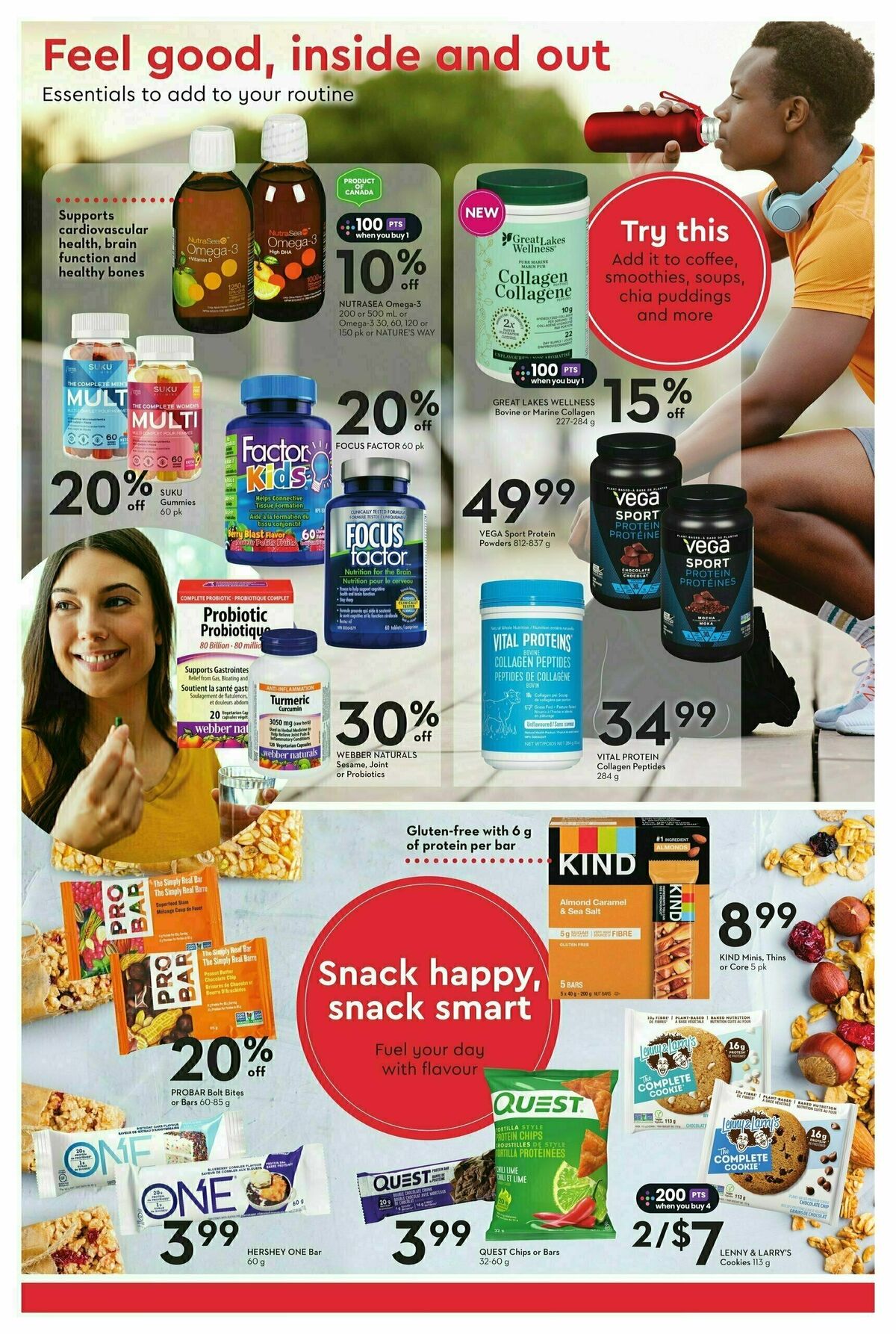 Safeway Natural and Wellness Flyer from August 8