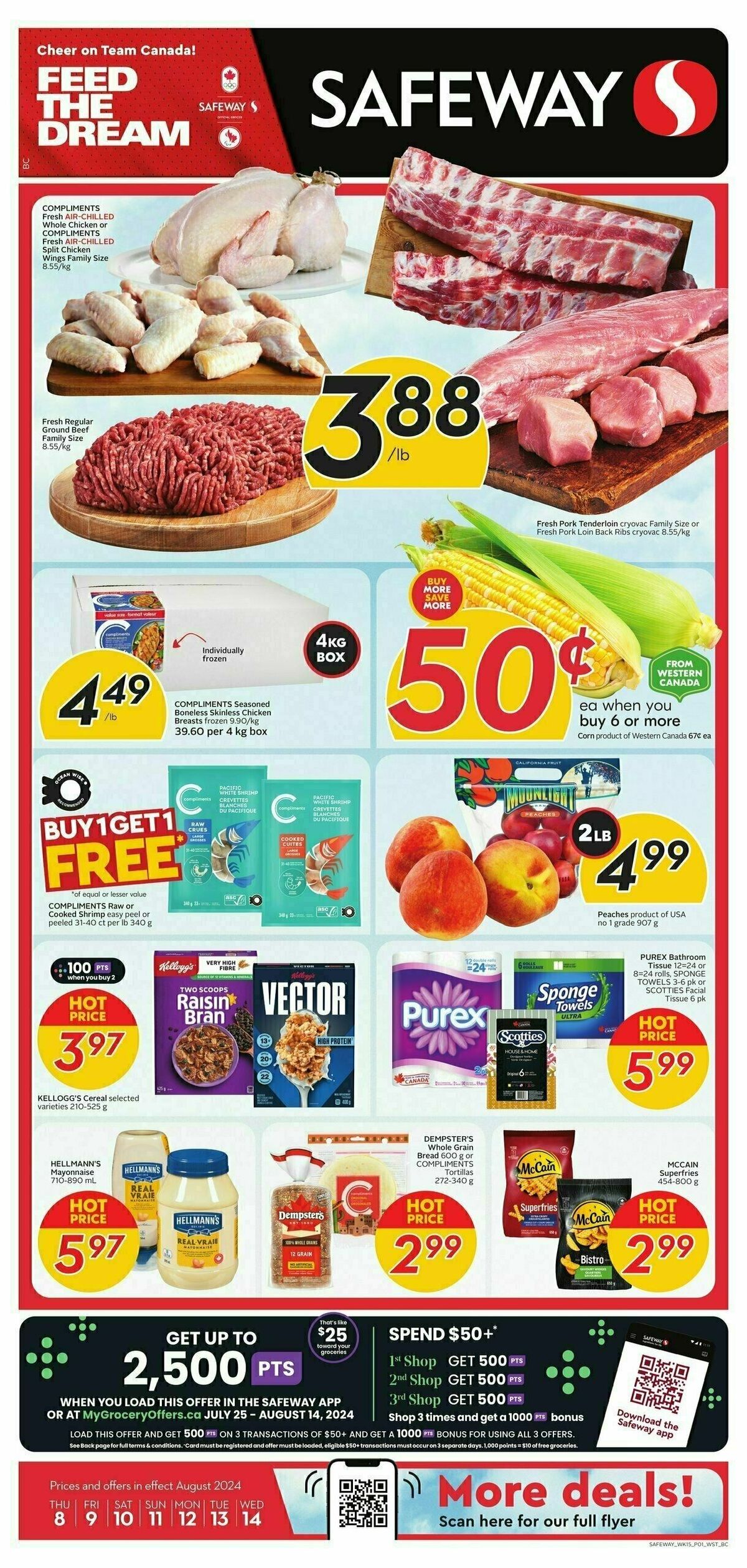 Safeway Flyer from August 8