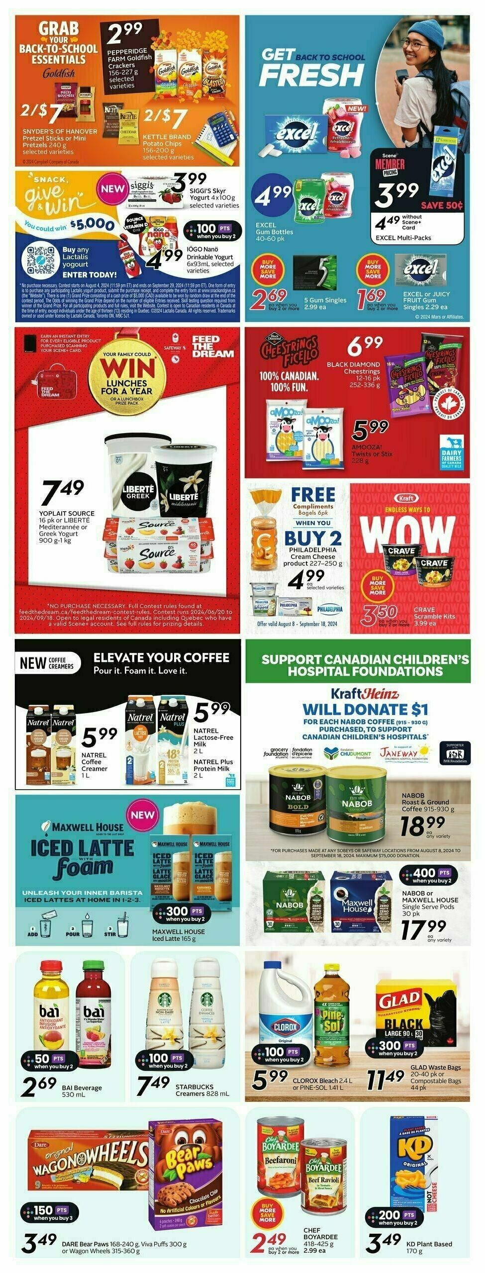 Safeway Flyer from August 8