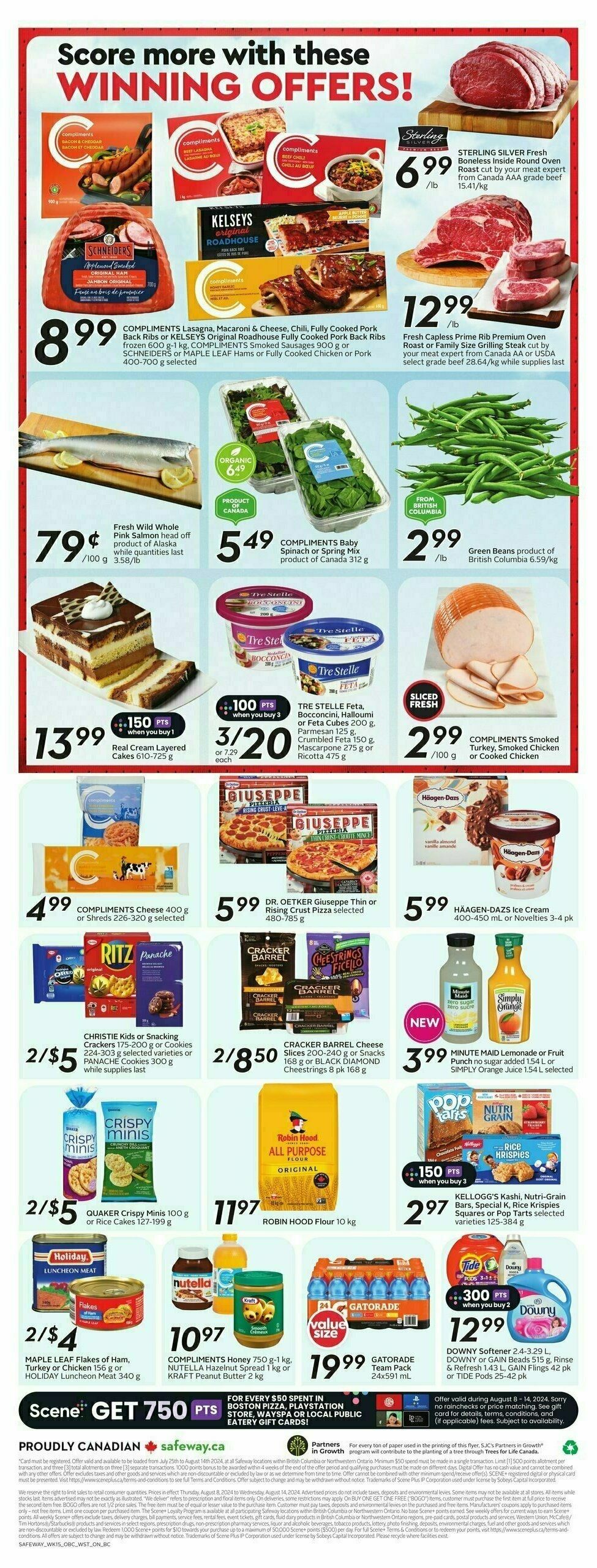 Safeway Flyer from August 8