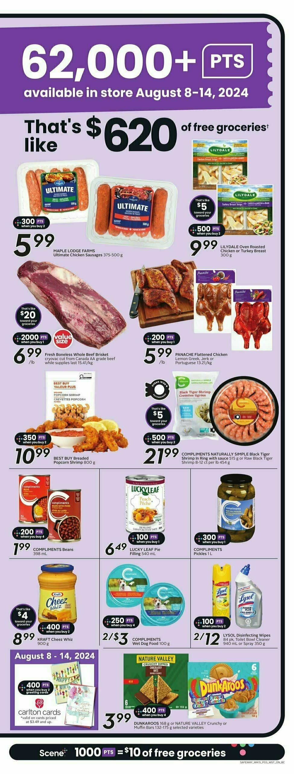 Safeway Flyer from August 8