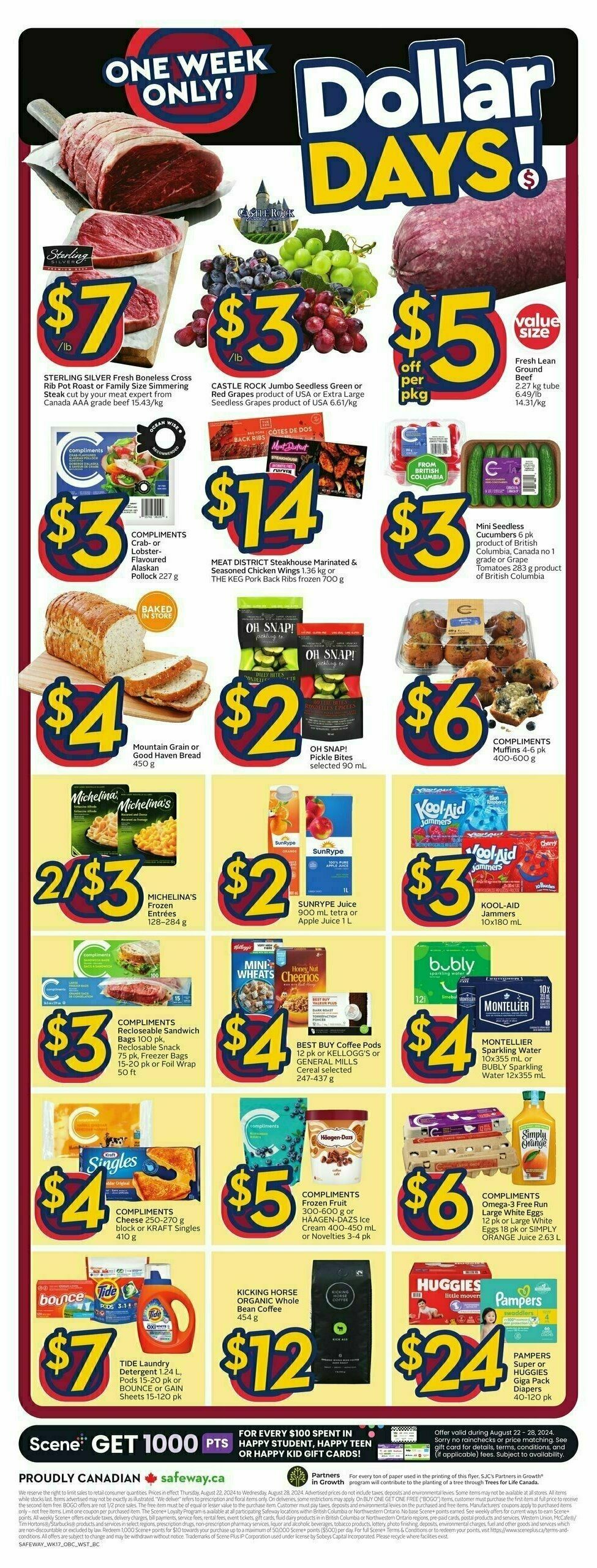 Safeway Flyer from August 22