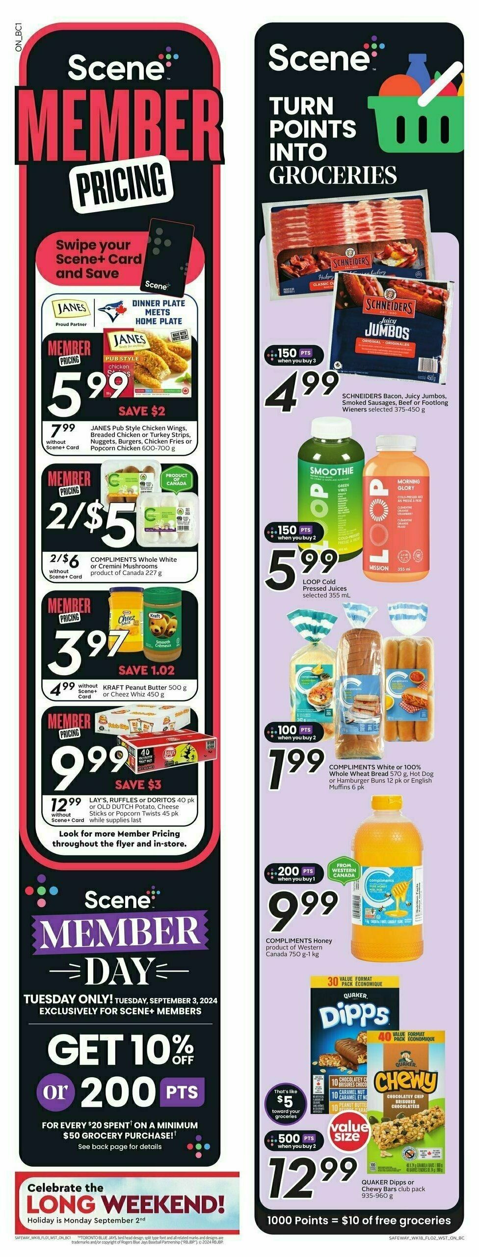 Safeway Flyer from August 29