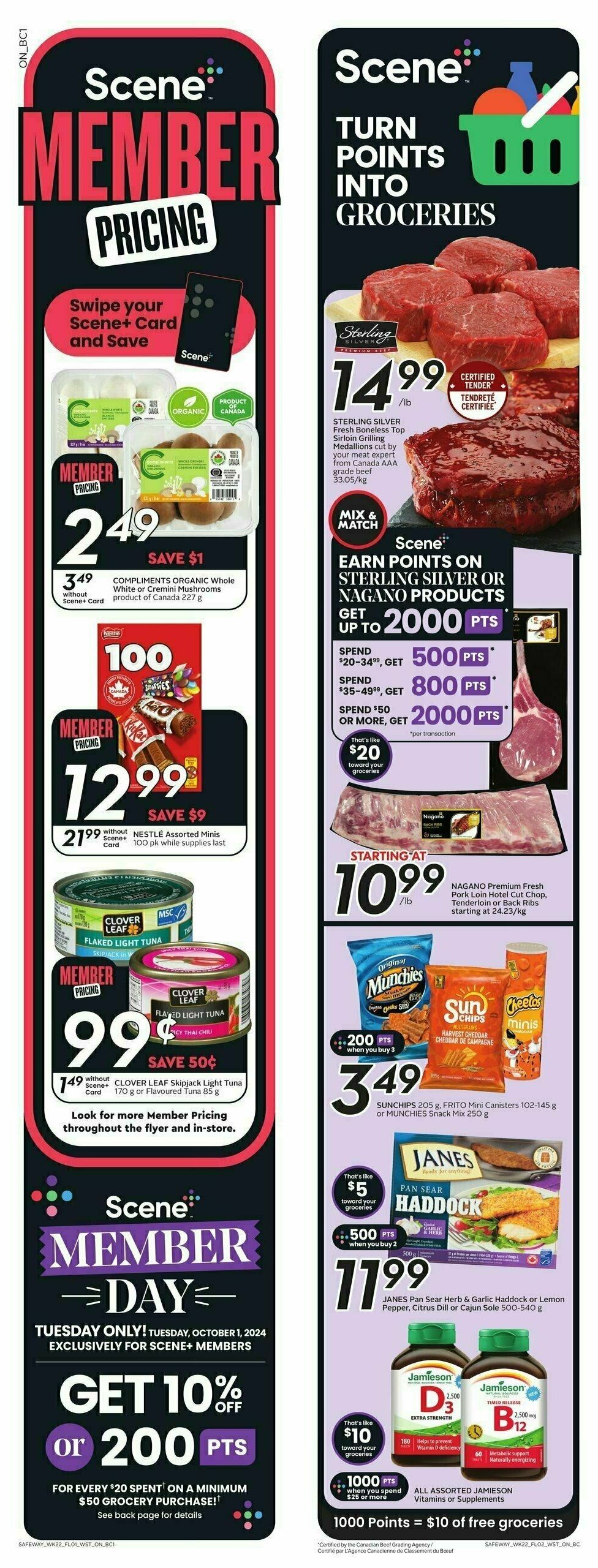 Safeway Flyer from September 26