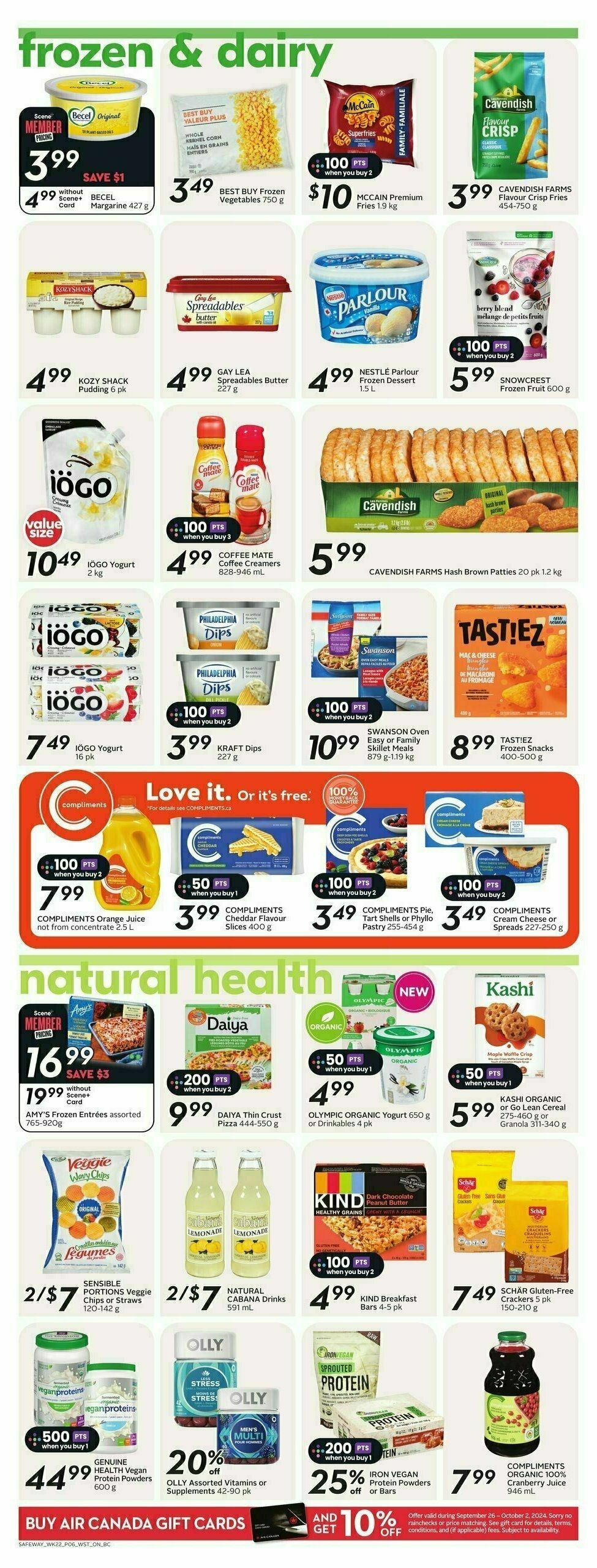 Safeway Flyer from September 26