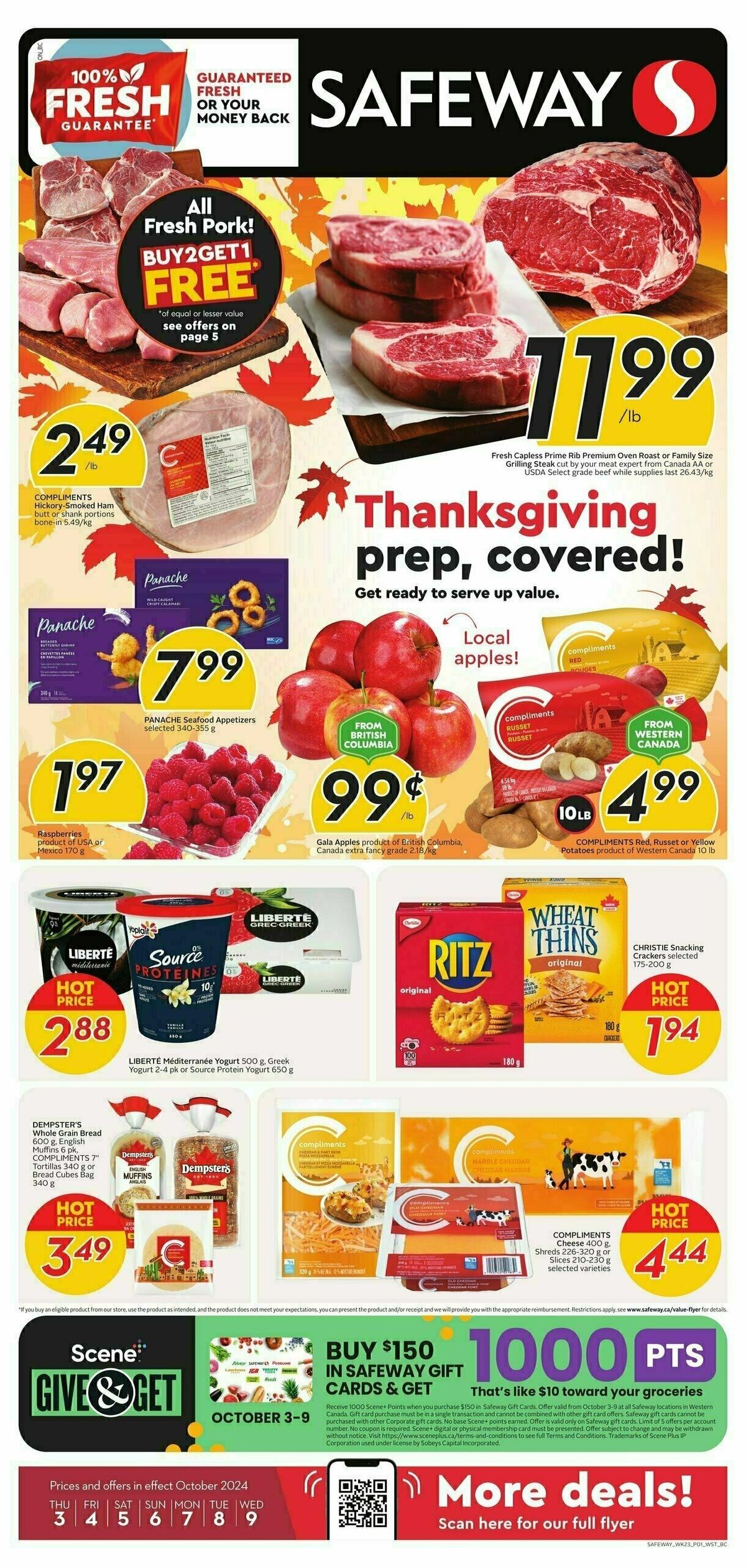 Safeway Flyer from October 3