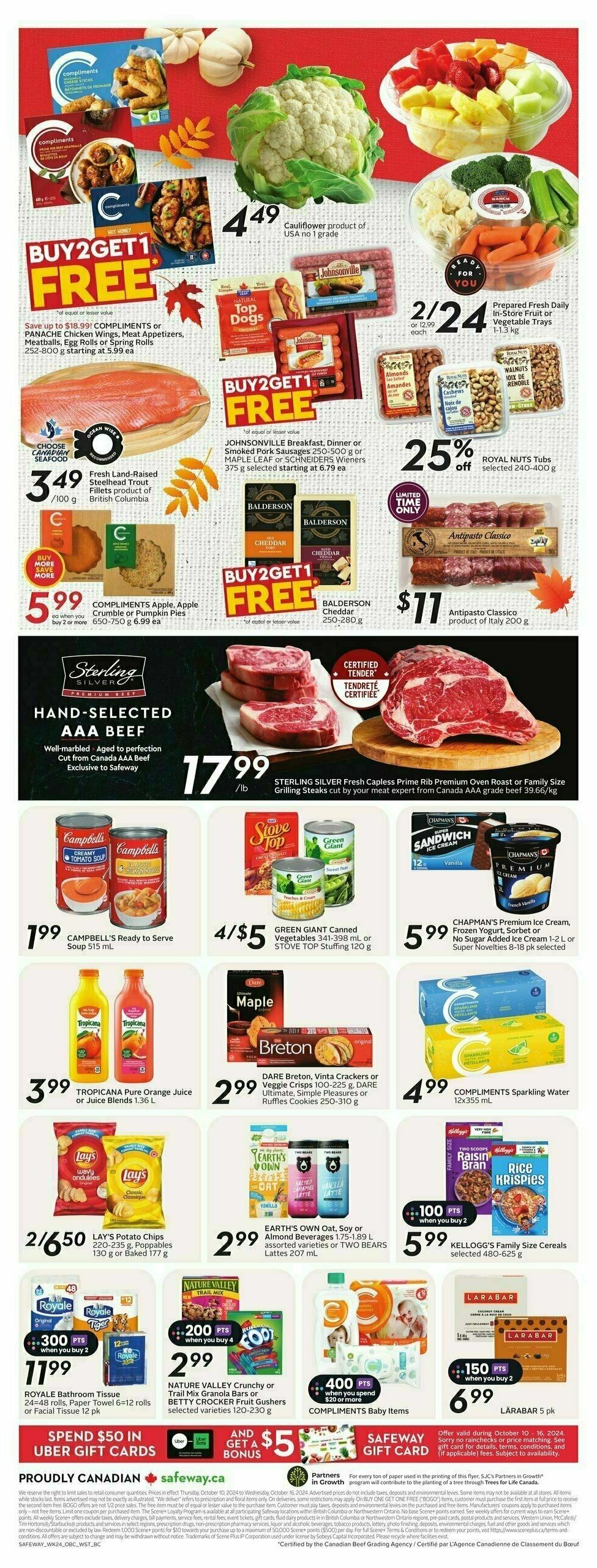 Safeway Flyer from October 10