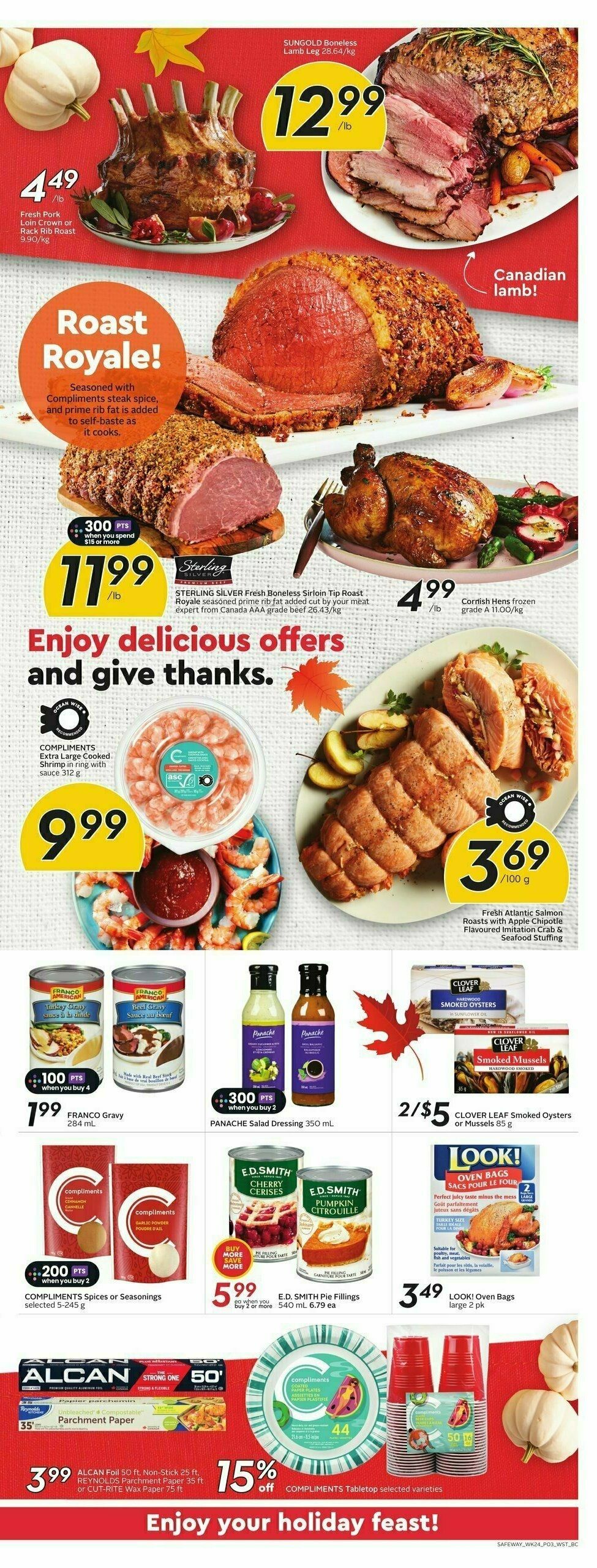 Safeway Flyer from October 10