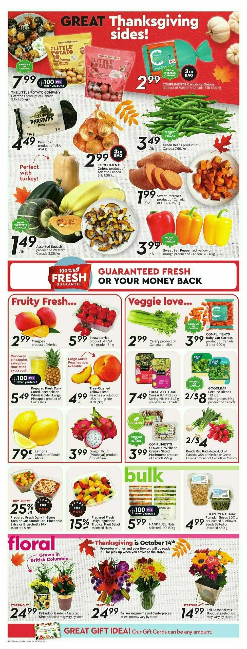 Safeway Flyer from October 10