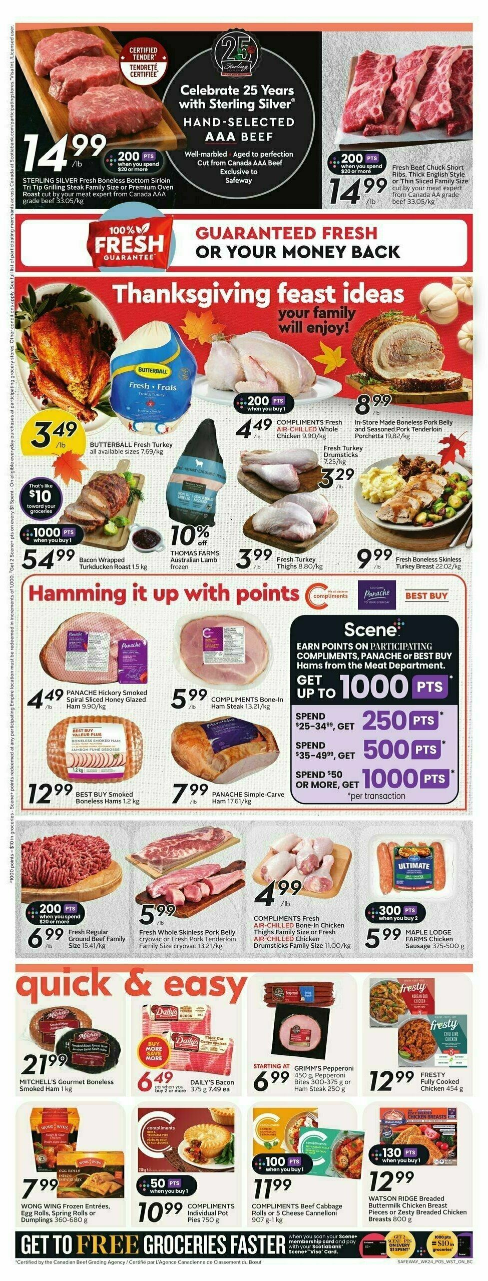 Safeway Flyer from October 10