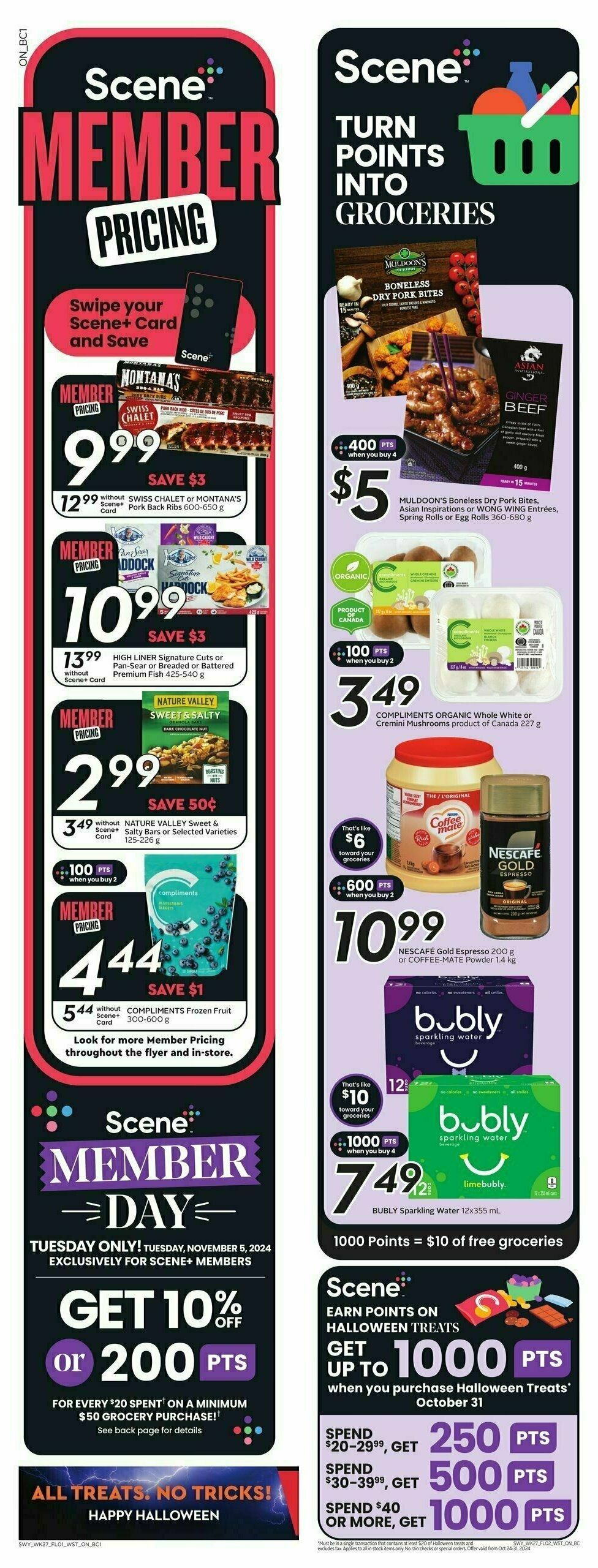 Safeway Flyer from October 31