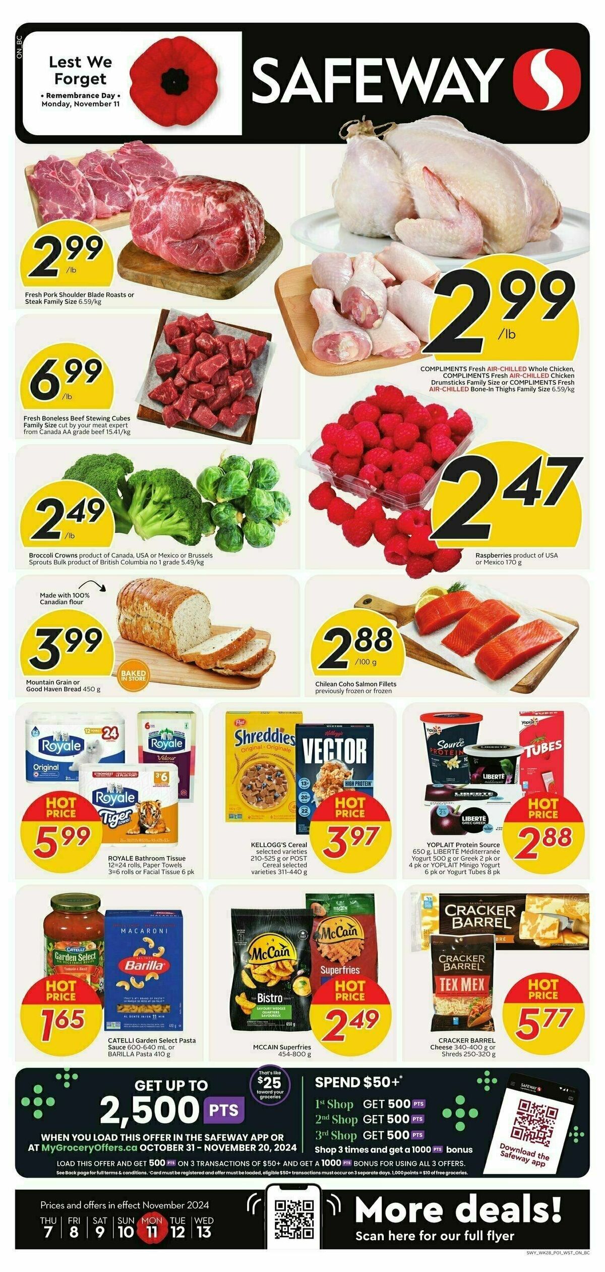 Safeway Flyer from November 7