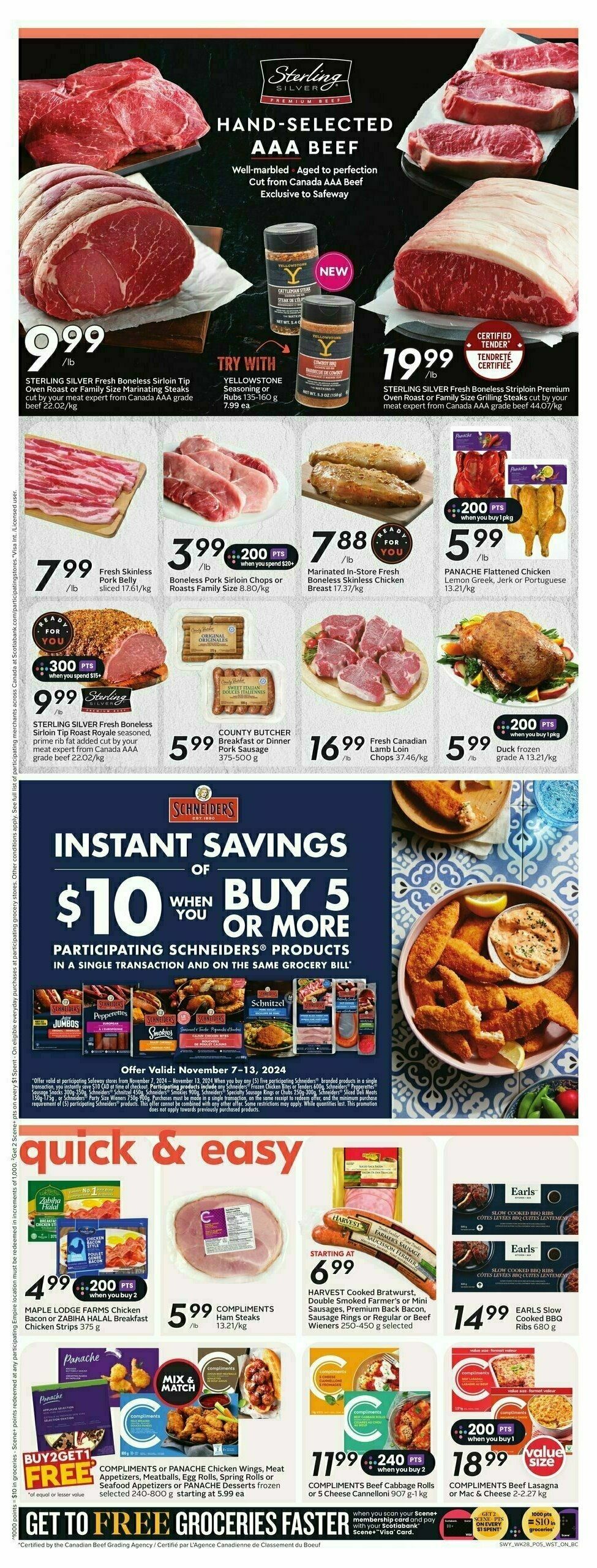 Safeway Flyer from November 7