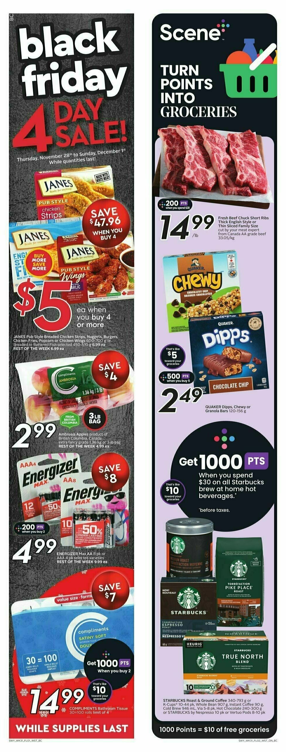 Safeway Flyer from November 28