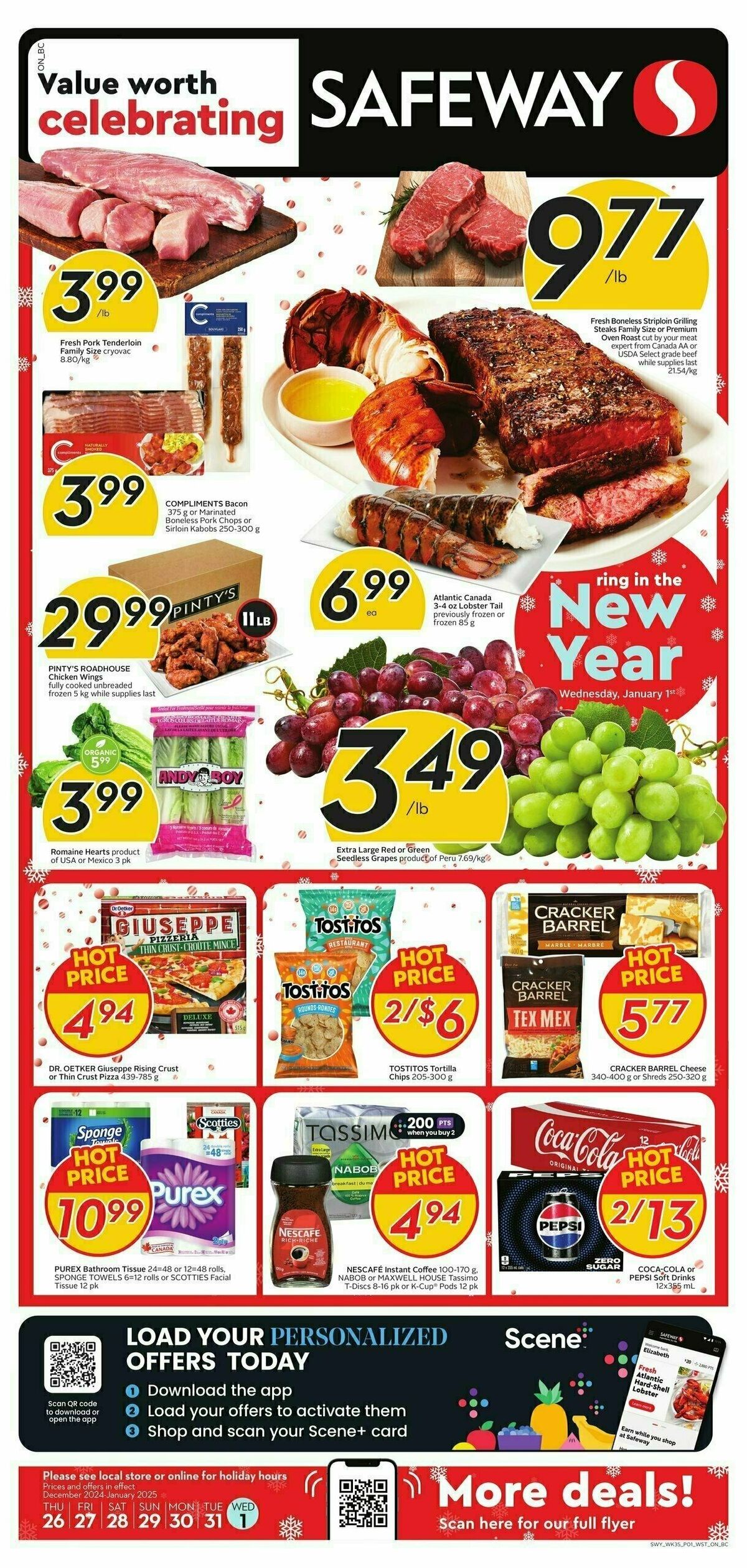 Safeway Flyer from December 26