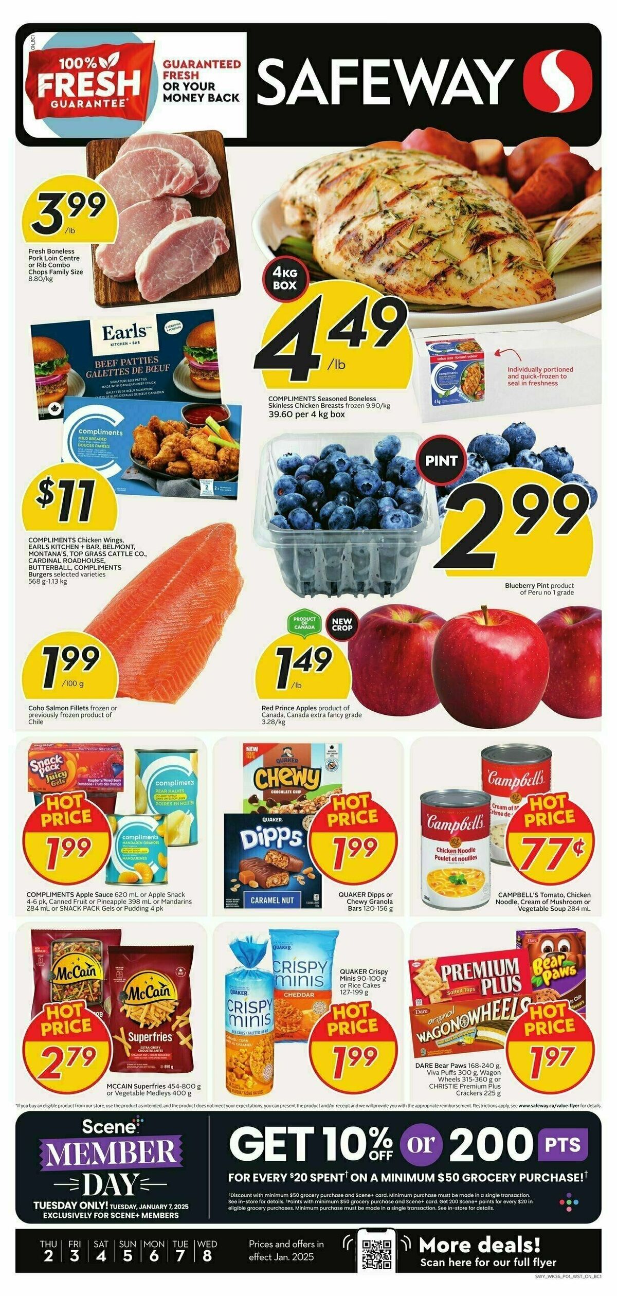 Safeway Flyer from January 2