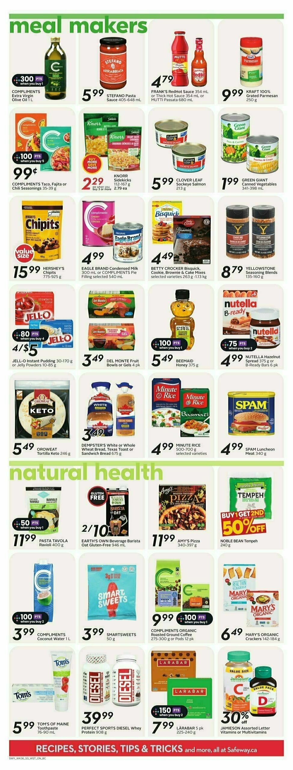 Safeway Flyer from January 2