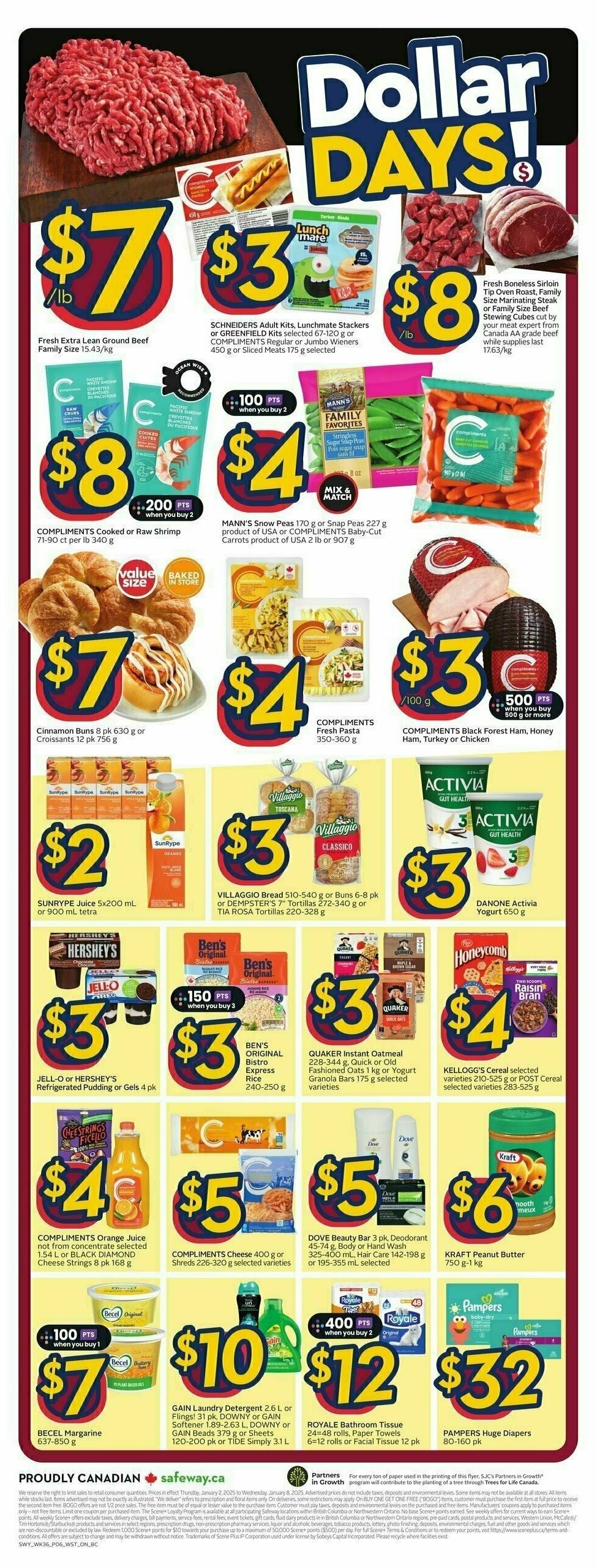 Safeway Flyer from January 2