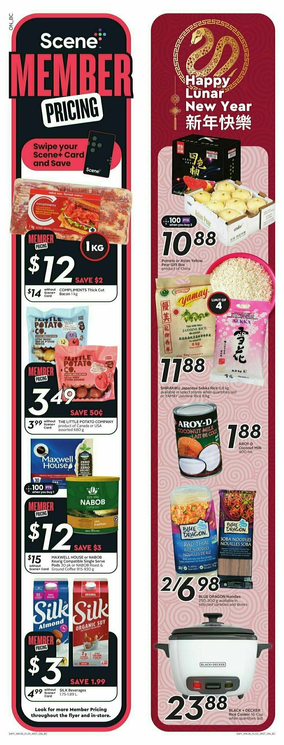 Safeway Flyer from January 2