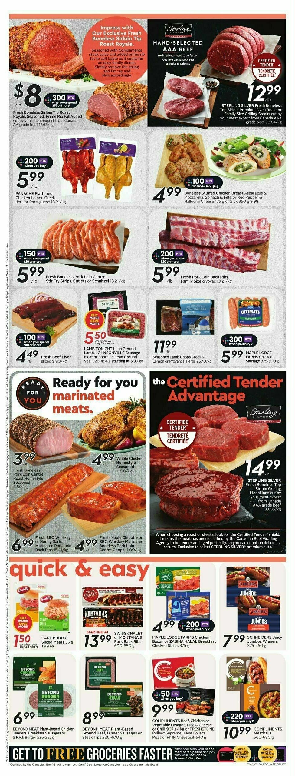 Safeway Flyer from January 2