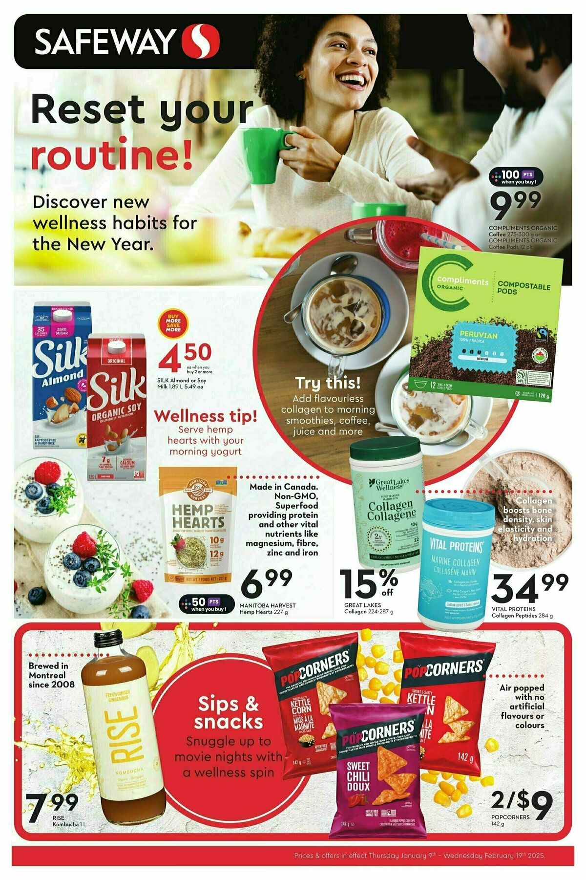 Safeway Wellness Flyer from January 9