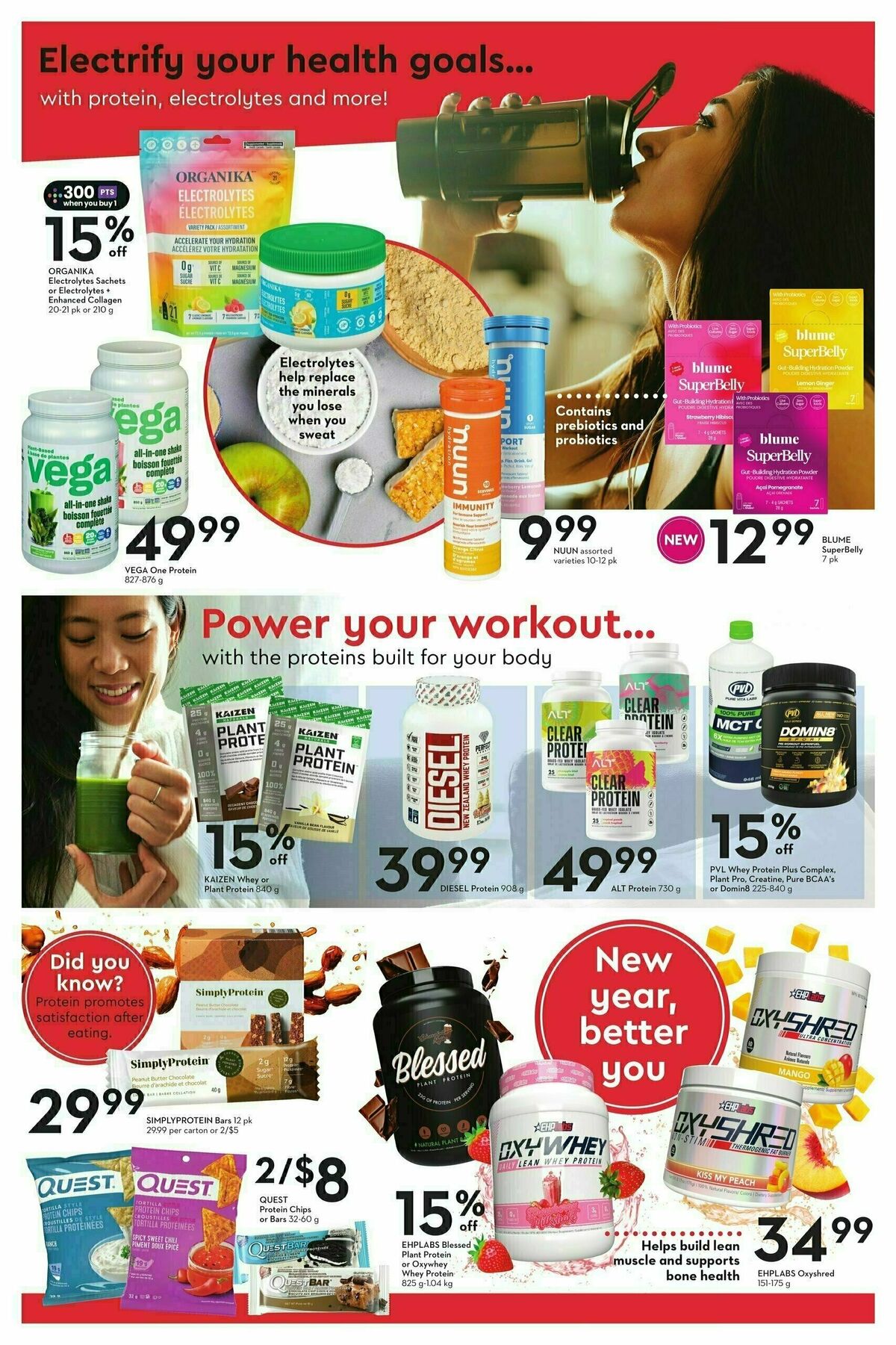 Safeway Wellness Flyer from January 9