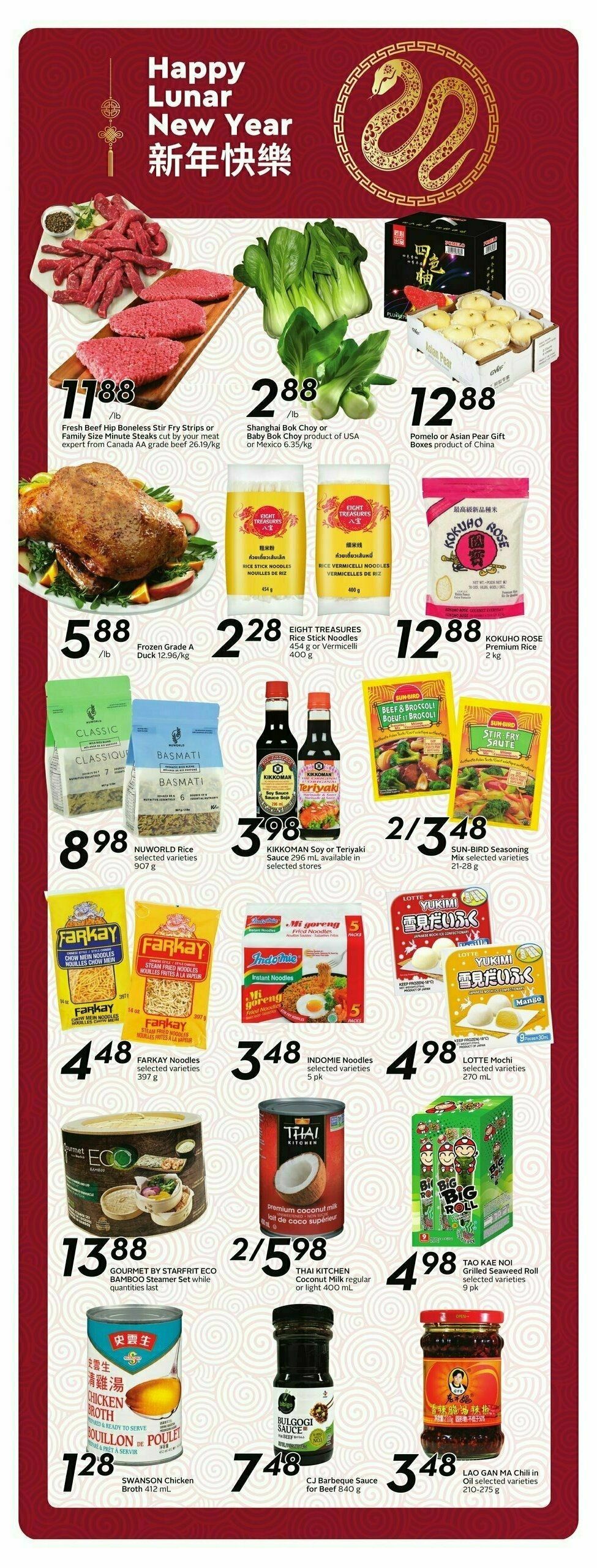 Safeway Flyer from January 9