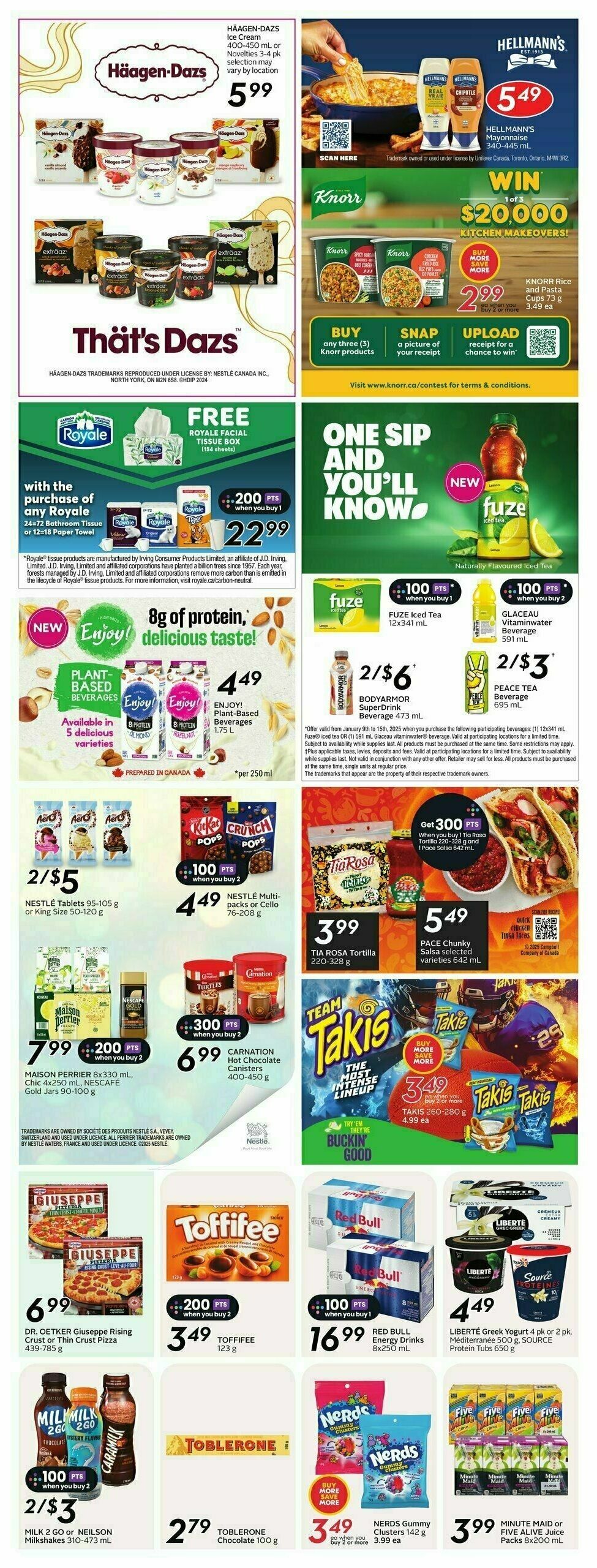 Safeway Flyer from January 9