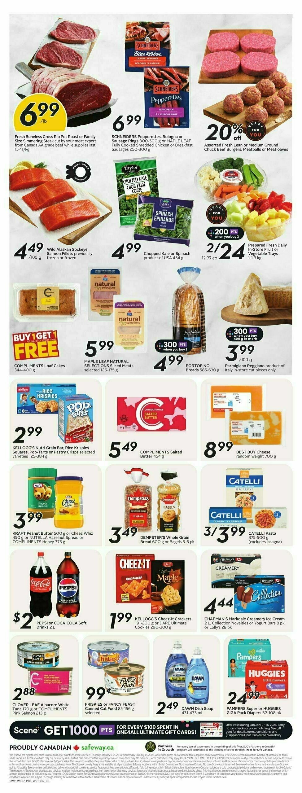 Safeway Flyer from January 9