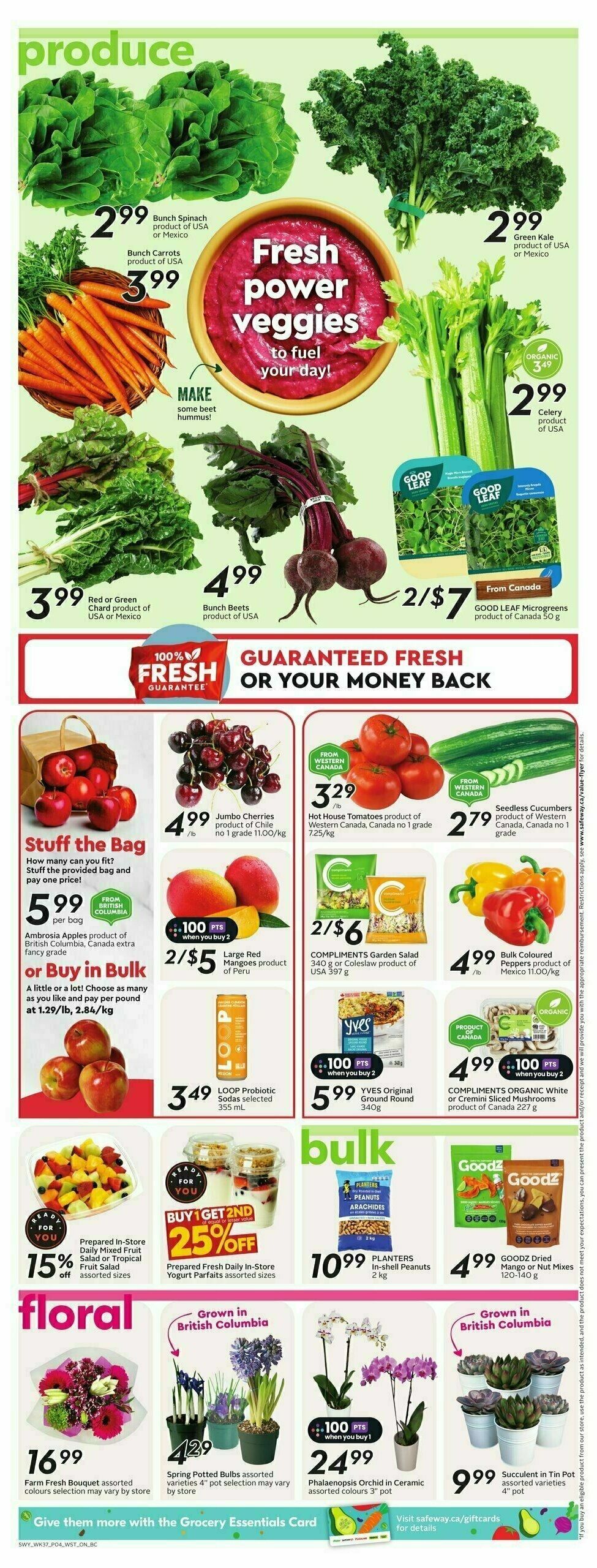 Safeway Flyer from January 9