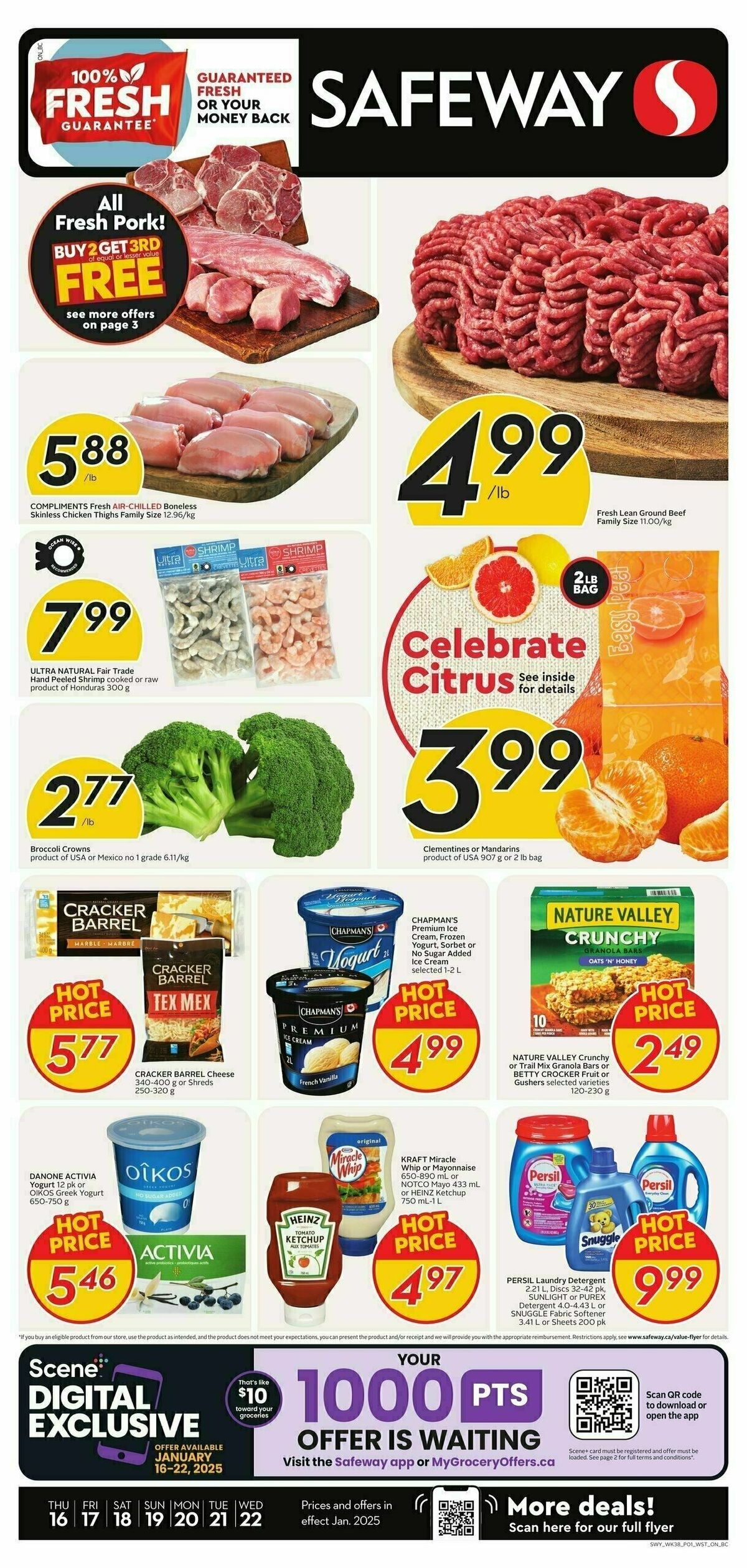 Safeway Flyer from January 16