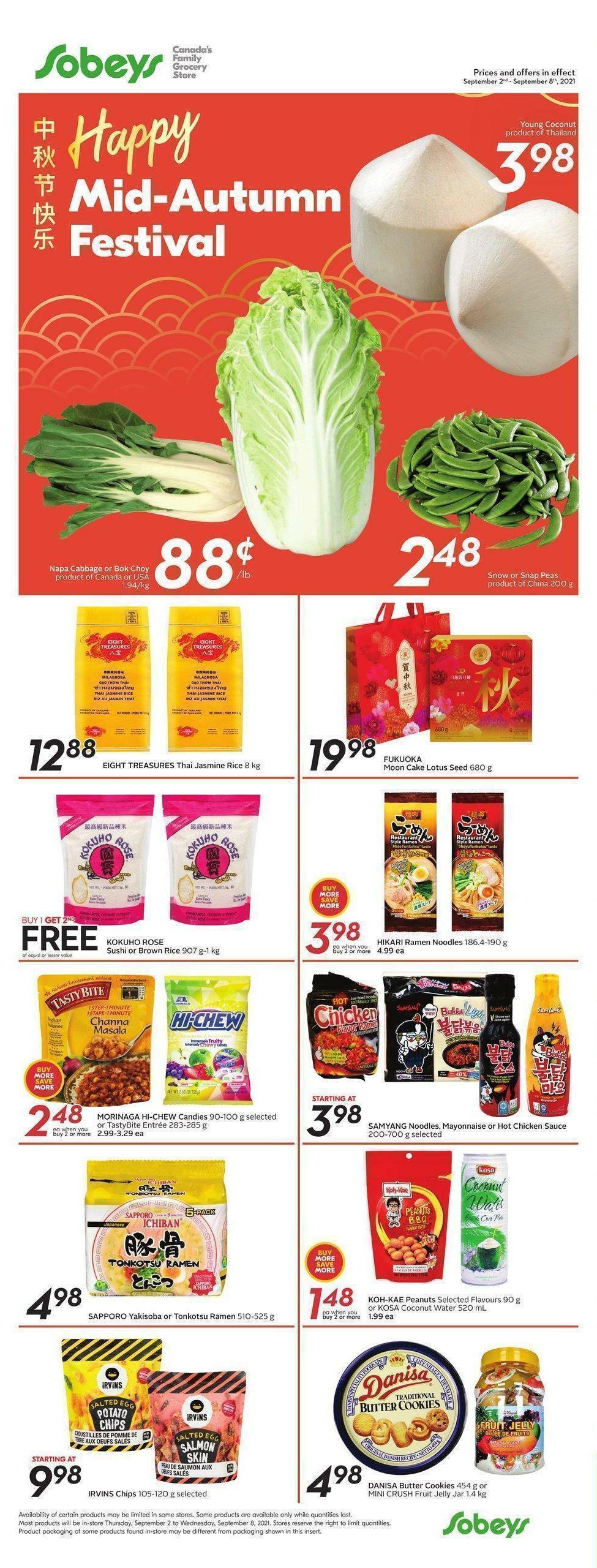 Sobeys Flyer from September 2