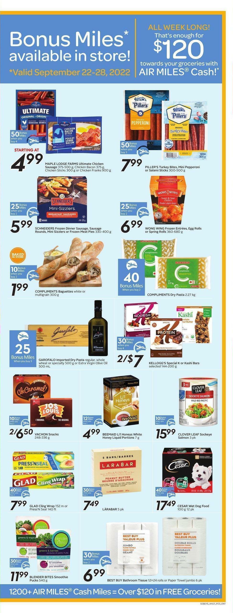 Sobeys Flyer from September 22