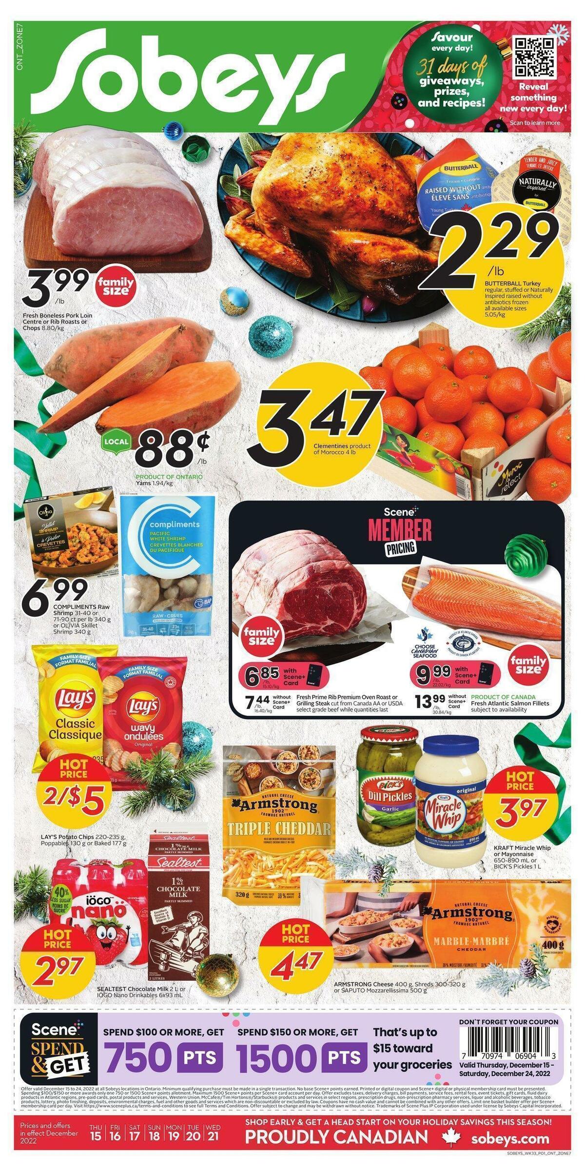 Sobeys Flyer from December 15