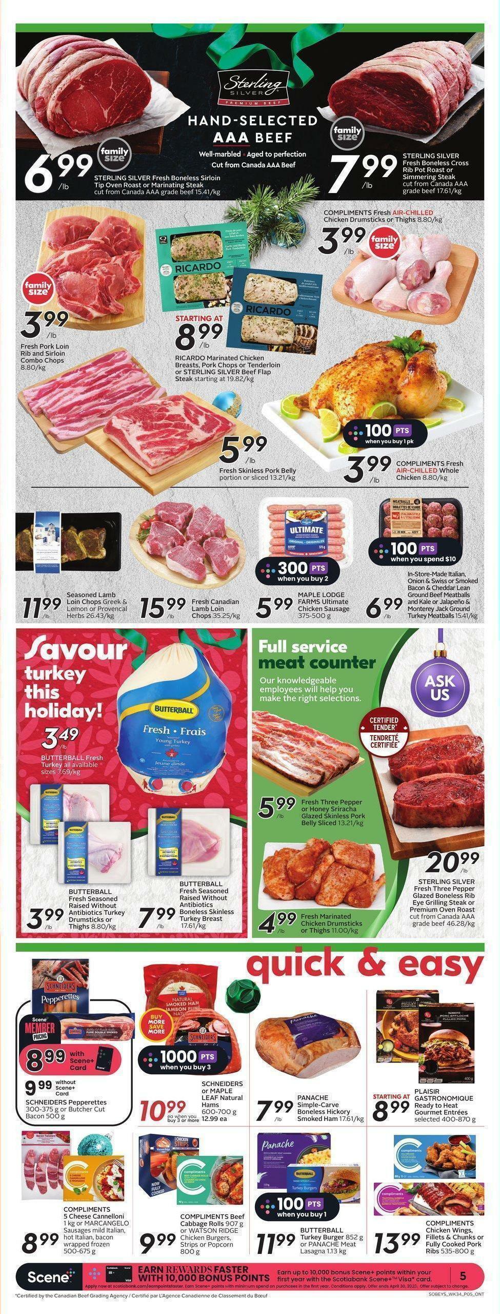 Sobeys Flyer from December 22