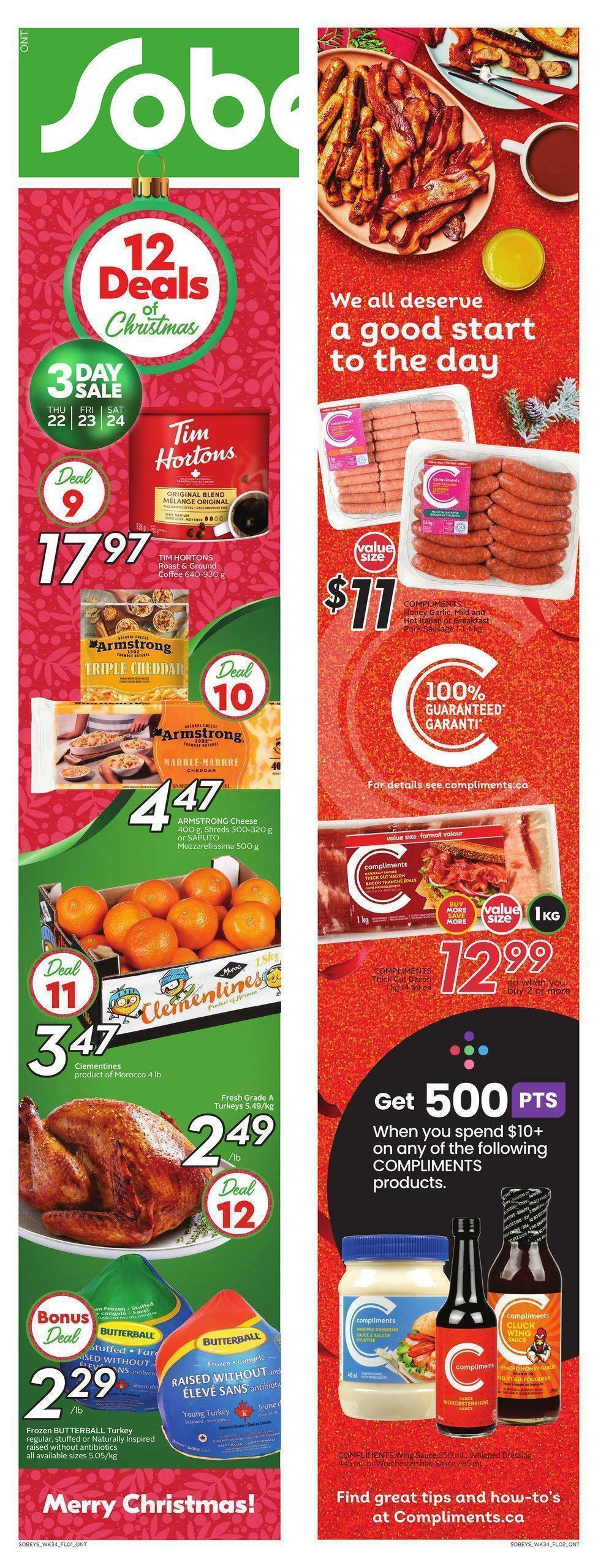 Sobeys Flyer from December 22