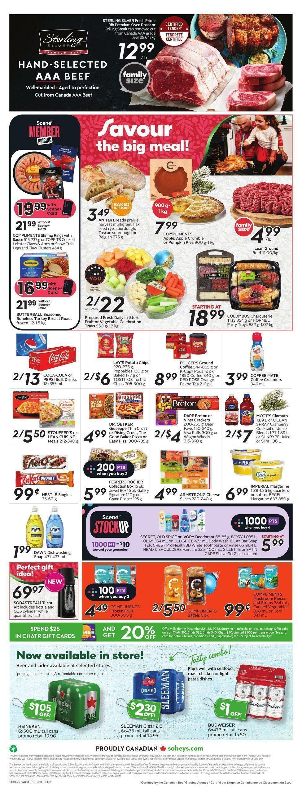 Sobeys Flyer from December 22