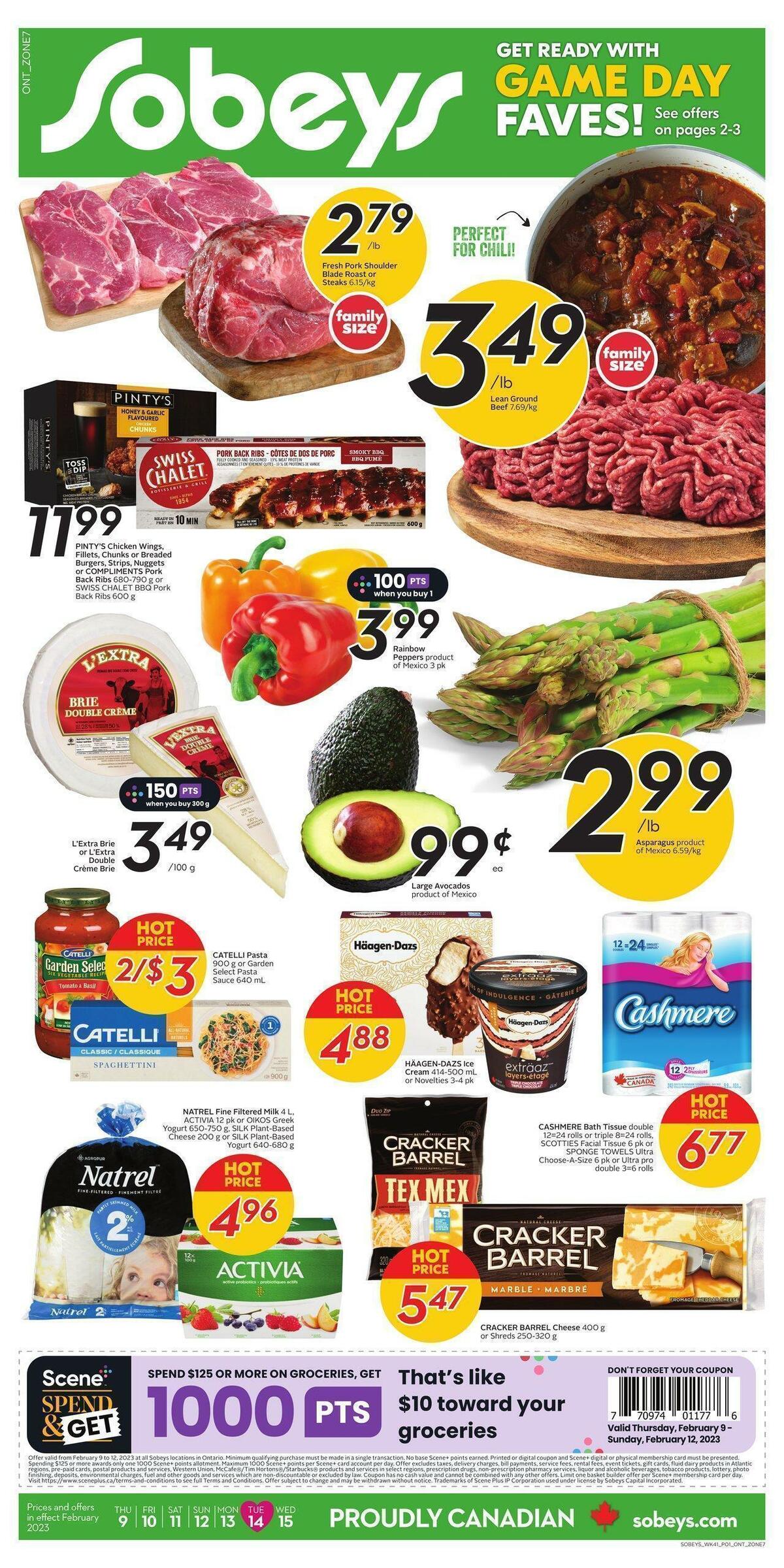 Sobeys Flyer from February 9