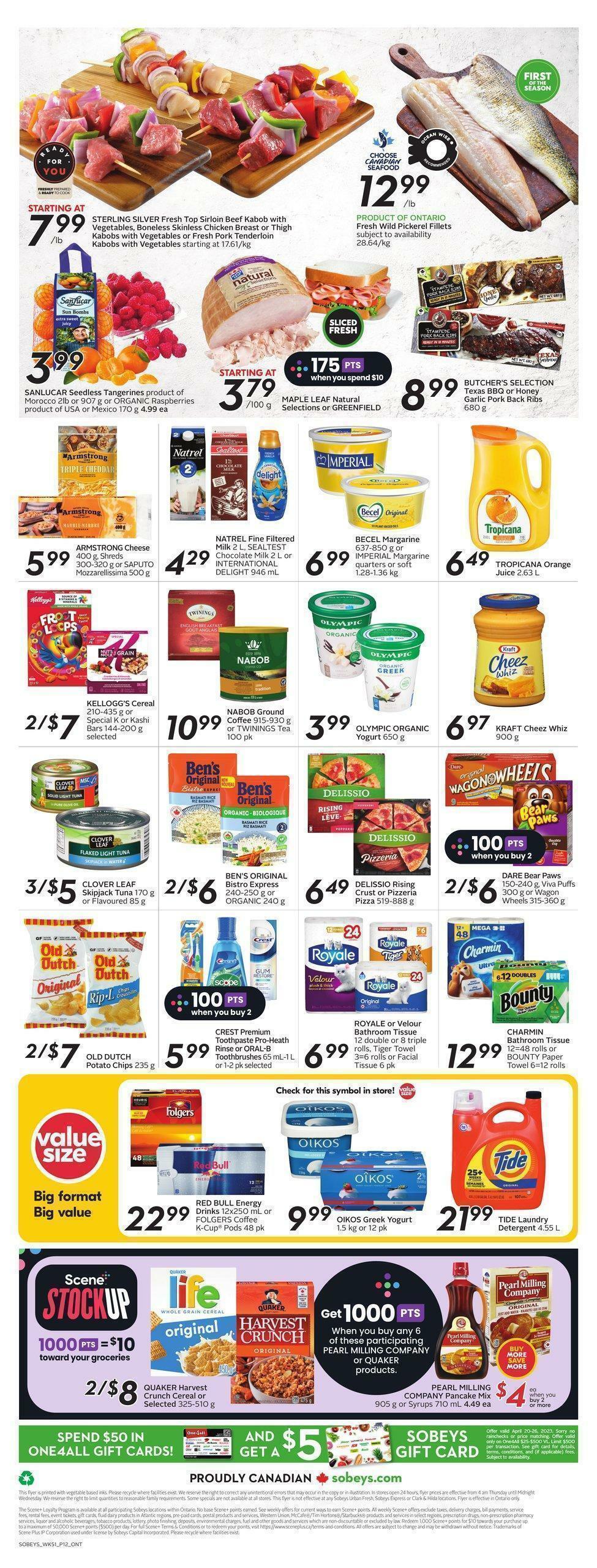 Sobeys Flyer from April 20