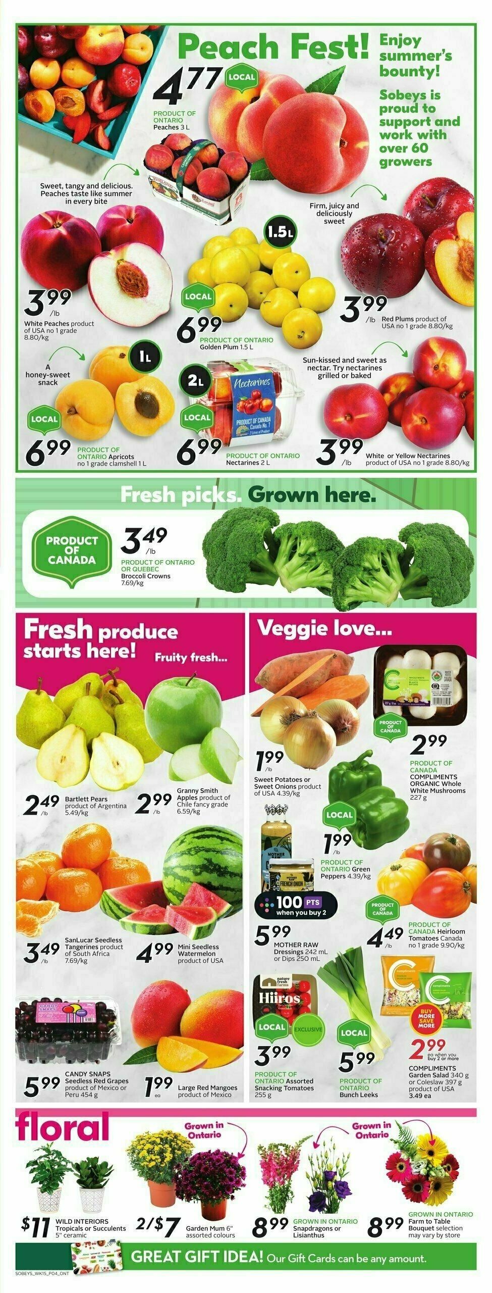 Sobeys Flyer from August 10