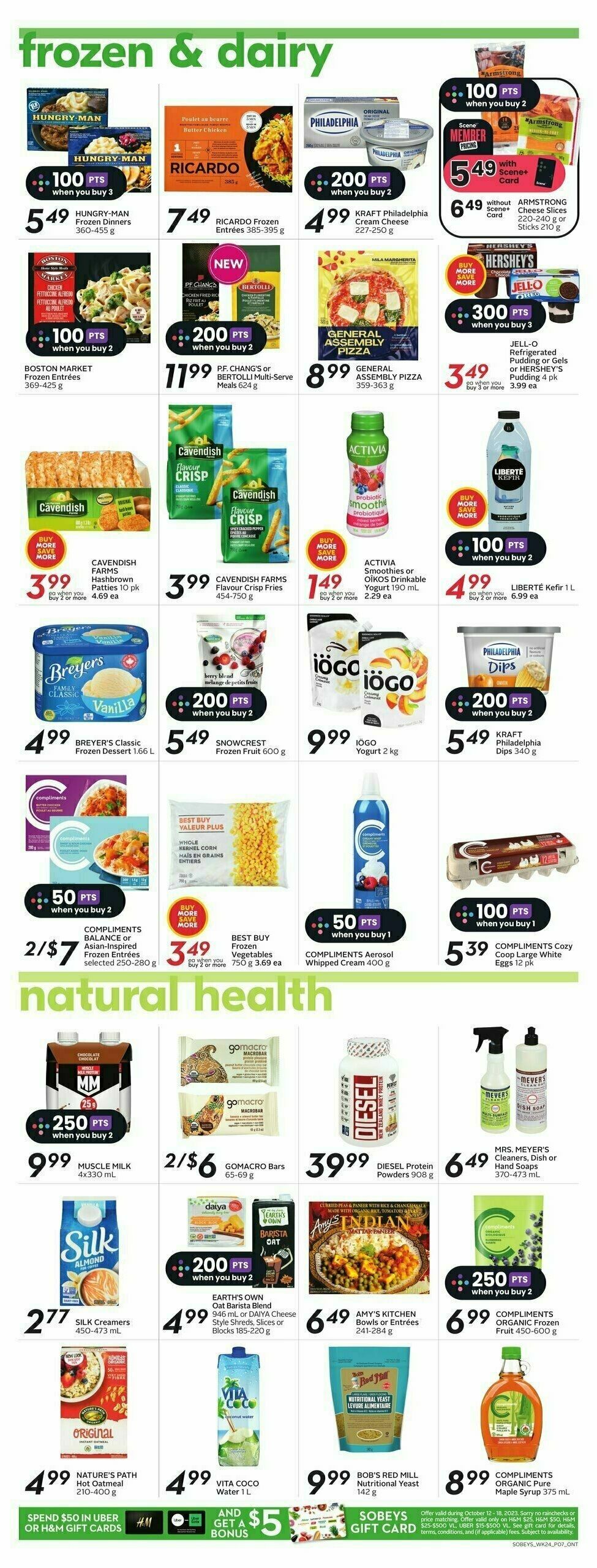 Sobeys Flyer from October 12