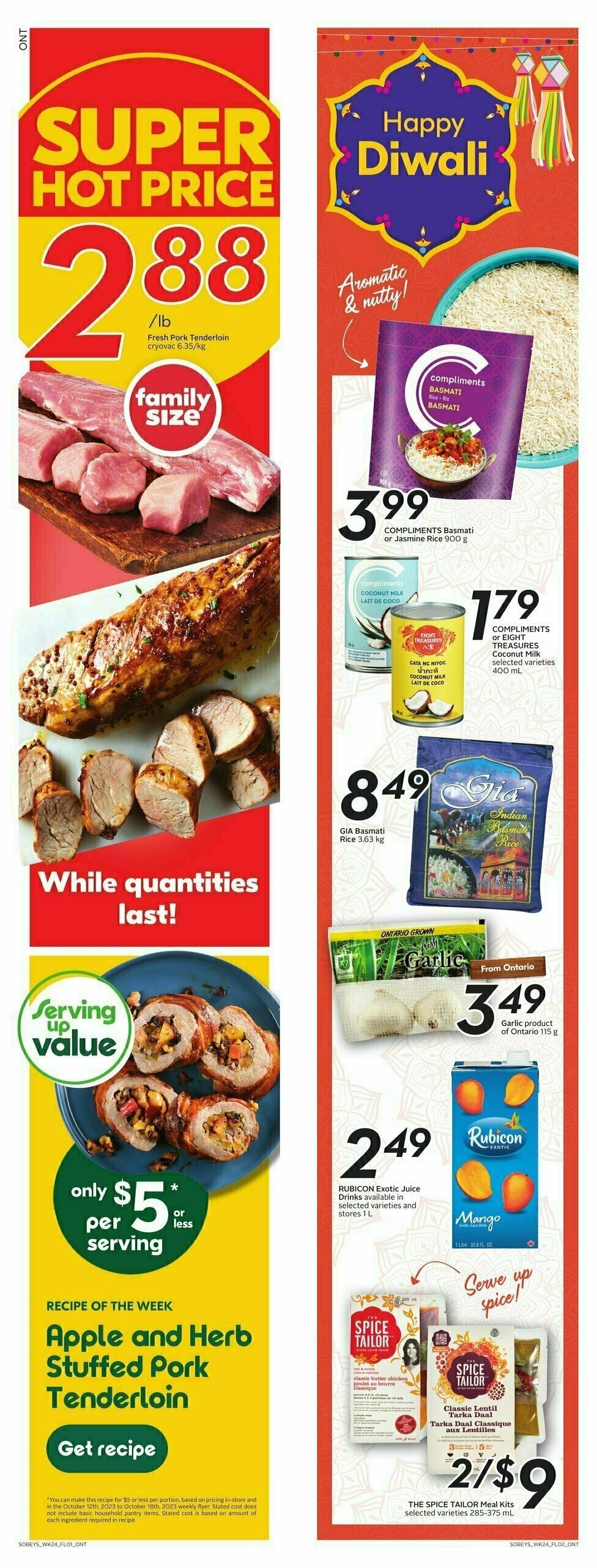 Sobeys Flyer from October 12