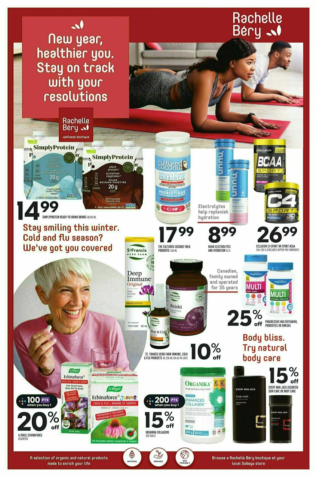 Sobeys Wellness Flyer from January 4