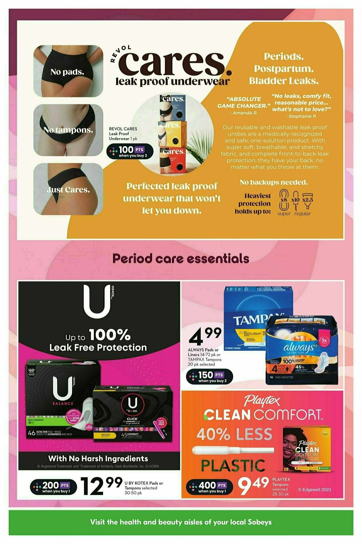 Sobeys Health & Beauty Flyer from March 21